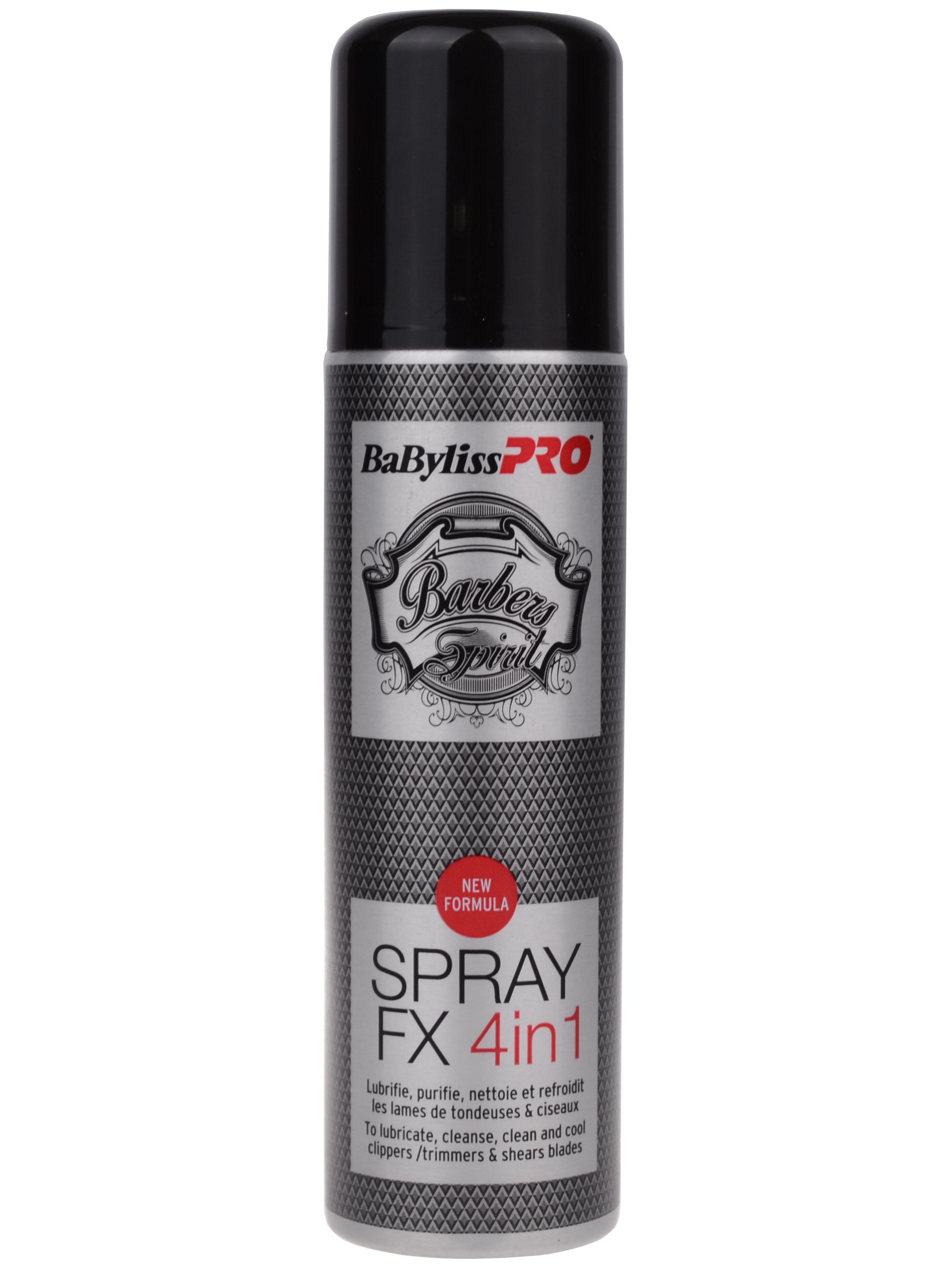 Dezinfekční sprej BaByliss Pro Barbers FX 4v1 - 150 ml (FX040290) + dárek zdarma