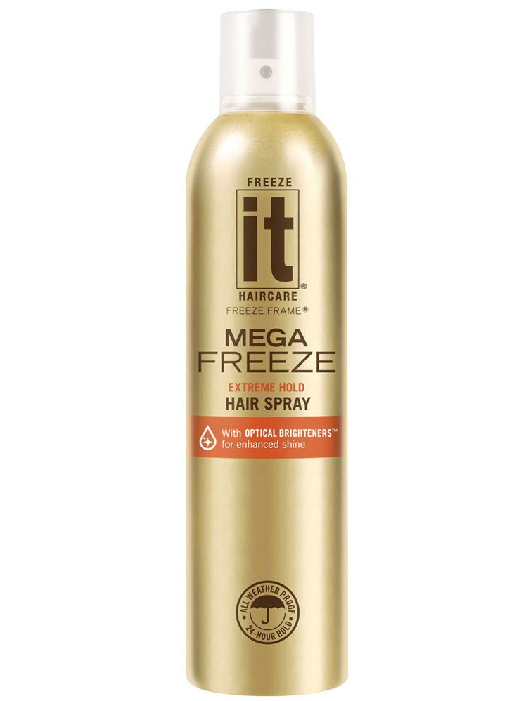 Rychleschnoucí "zmrazovač" lak na vlasy Freeze It Haircare Mega Freeze - 283 g (03101) + dárek zdarma