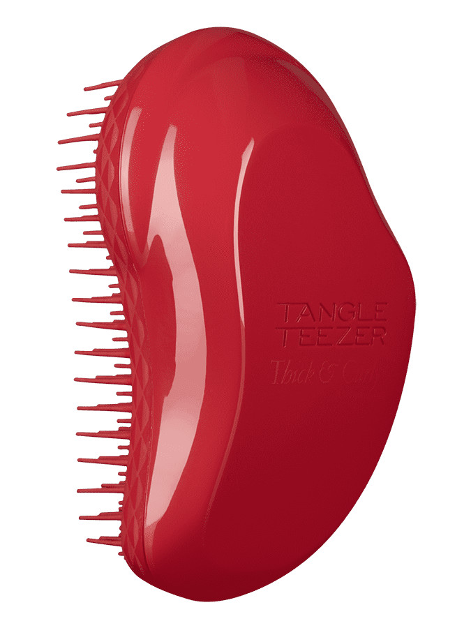 Kartáč na rozčesávání hustých a kudrnatých vlasů Tangle Teezer Original Thick and Curly - červený (TT0026) + dárek zdarma