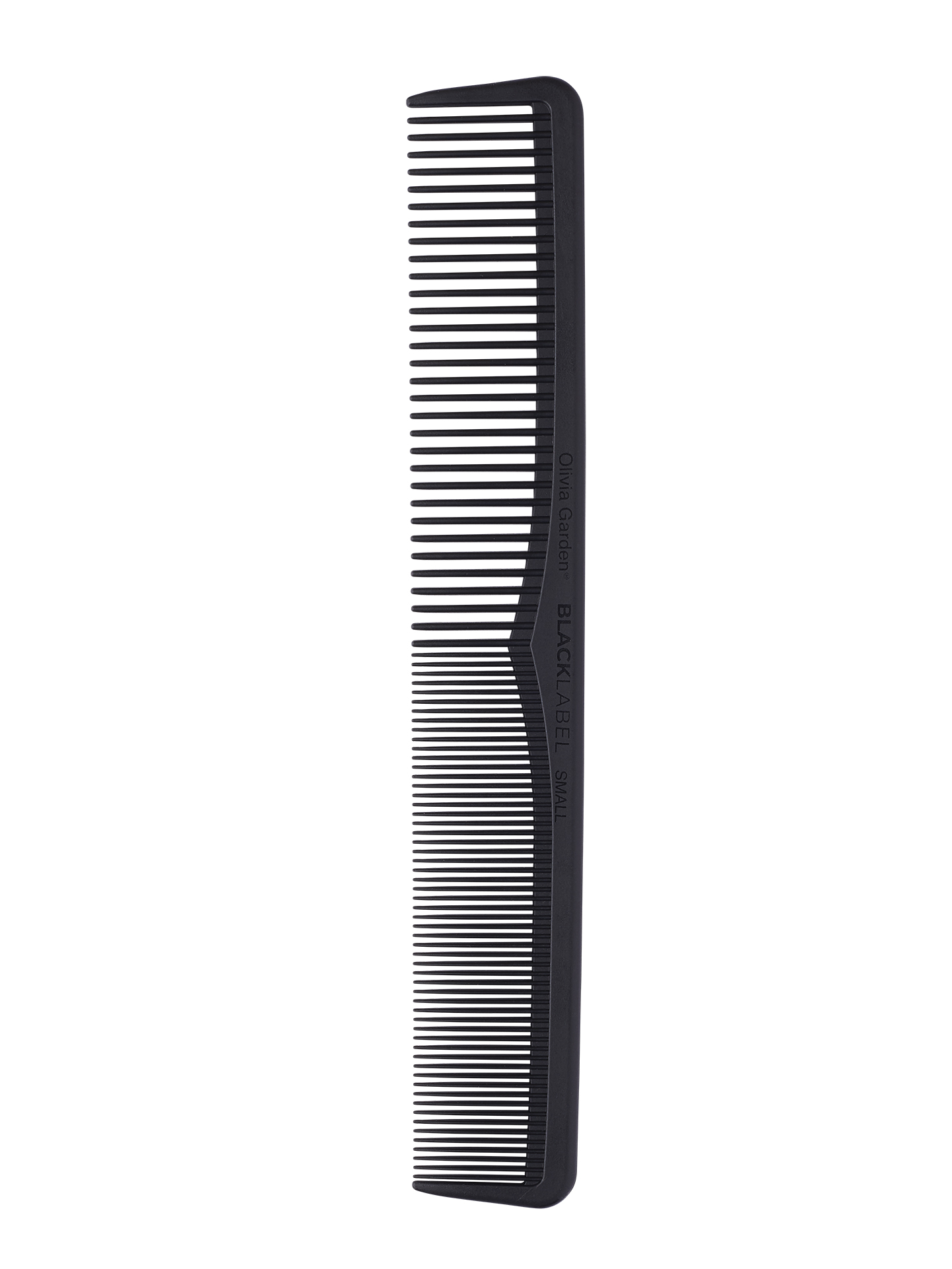 Karbonový hřeben na vlasy Olivia Garden Black Label Comb Small - 18 cm (BLCS) + dárek zdarma