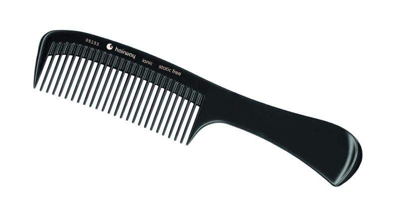 Hřeben na stříhání vlasů s rukojetí Hairway Ionic - 220 mm (05153)