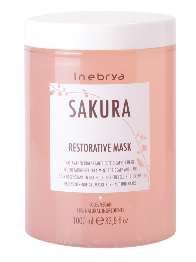 Maska pro regeneraci vlasů Inebrya Sakura Restorative - 1000 ml (771026106) + dárek zdarma