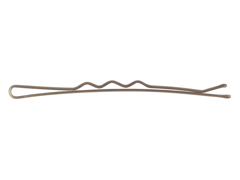 Vlnitá sponka Sibel Wavy - 5 cm, hnědá - 500 g (940005115) + dárek zdarma