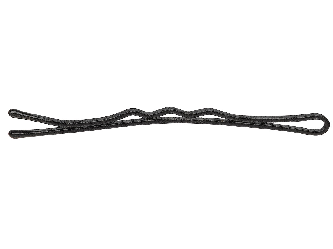 Vlnitá sponka Sibel Best Grips - 5 cm, matná černá - 250 g (960005102) + dárek zdarma