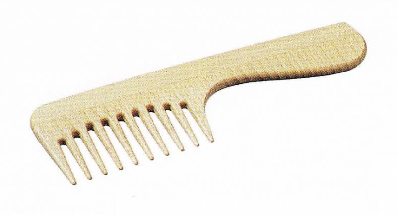 Hřeben na vlasy z bukového dřeva Keller 627 22 00 - 180 mm + dárek zdarma