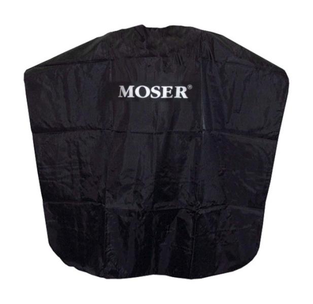 Kadeřnická pláštěnka Moser 135 x 150 cm - černá (0092-6230; 0092-6231) + DÁREK ZDARMA