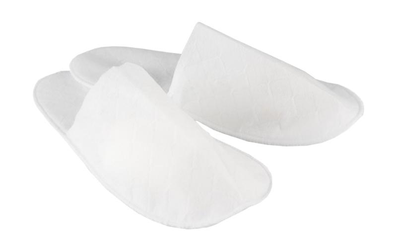 Pantofle Extra Eko-Higiena z netkané textilie - 1 pár, bílé (K/037/001F)