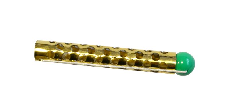 Kovové natáčky s kuličkou, zlaté - pr.11mm, 10 ks (5243MK) - DUKO + DÁREK ZDARMA