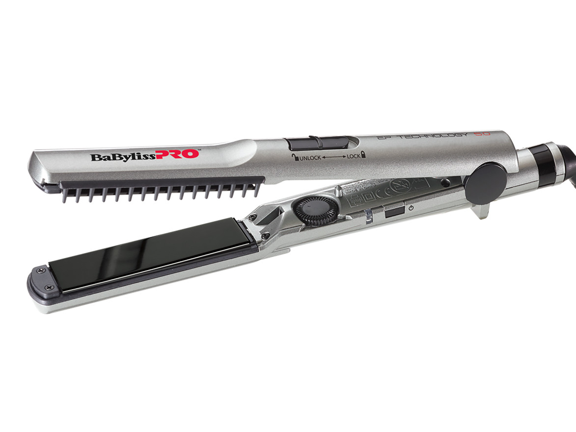 Žehlička na vlasy BaByliss Pro EP Technology 5.0 - 25 x 90 mm s hřebínkem (BAB2670EPE) + dárek zdarma