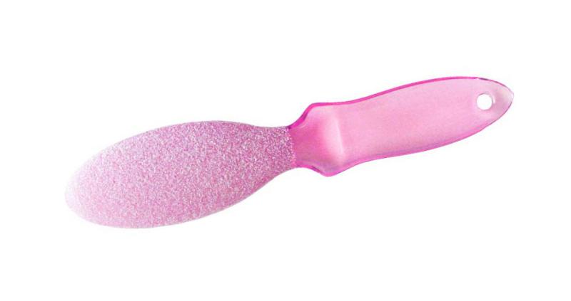 Oboustranný pilník na ztvrdlou kůži Duko TF-21, plast - růžový