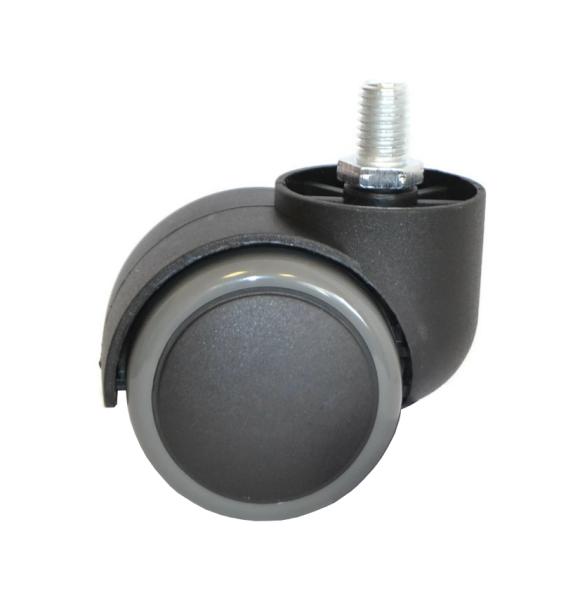 Náhradní pojízdné kolečko k taburetům a stolkům Weelko - černo - šedé (30008 black/grey) + dárek zdarma