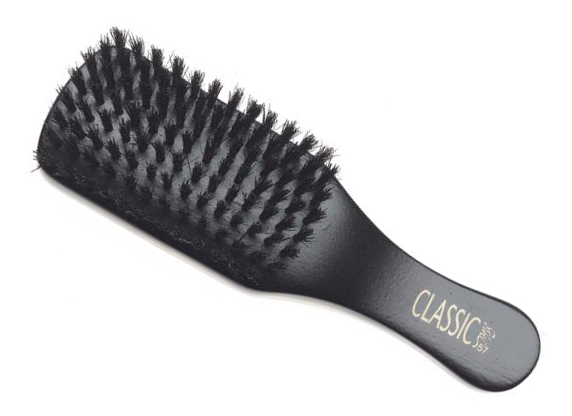 Dřevěný kartáč Sibel Classic 57 black - přírodní štětiny 50x175mm (8450322) + dárek zdarma