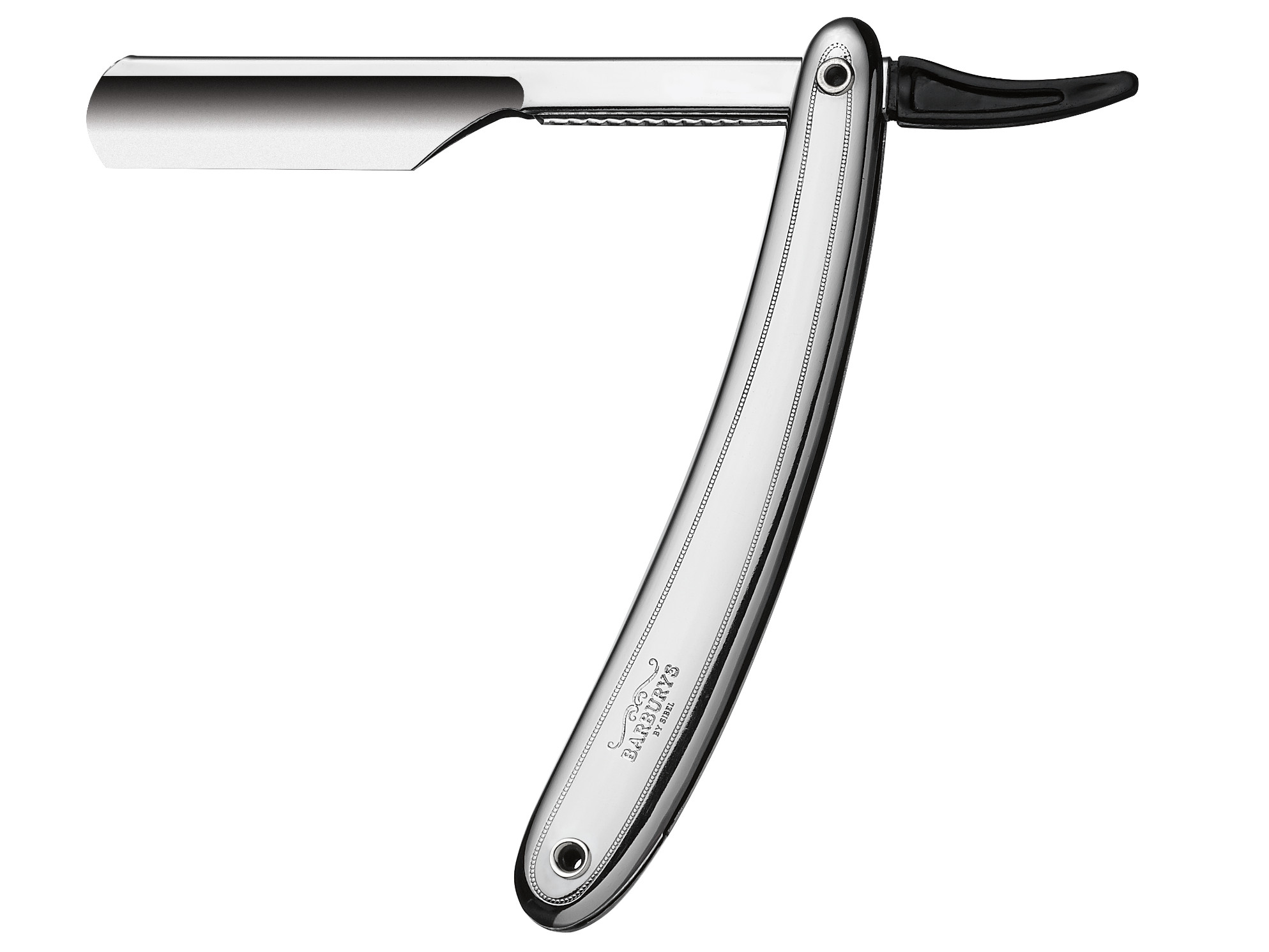 Břitva na holení vousů Sibel Barburys Agitator Chrome - stříbrná (7750007) + dárek zdarma