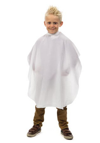 Dětská kadeřnická pláštěnka Flexi Kid Sibel - bílá (509140501)