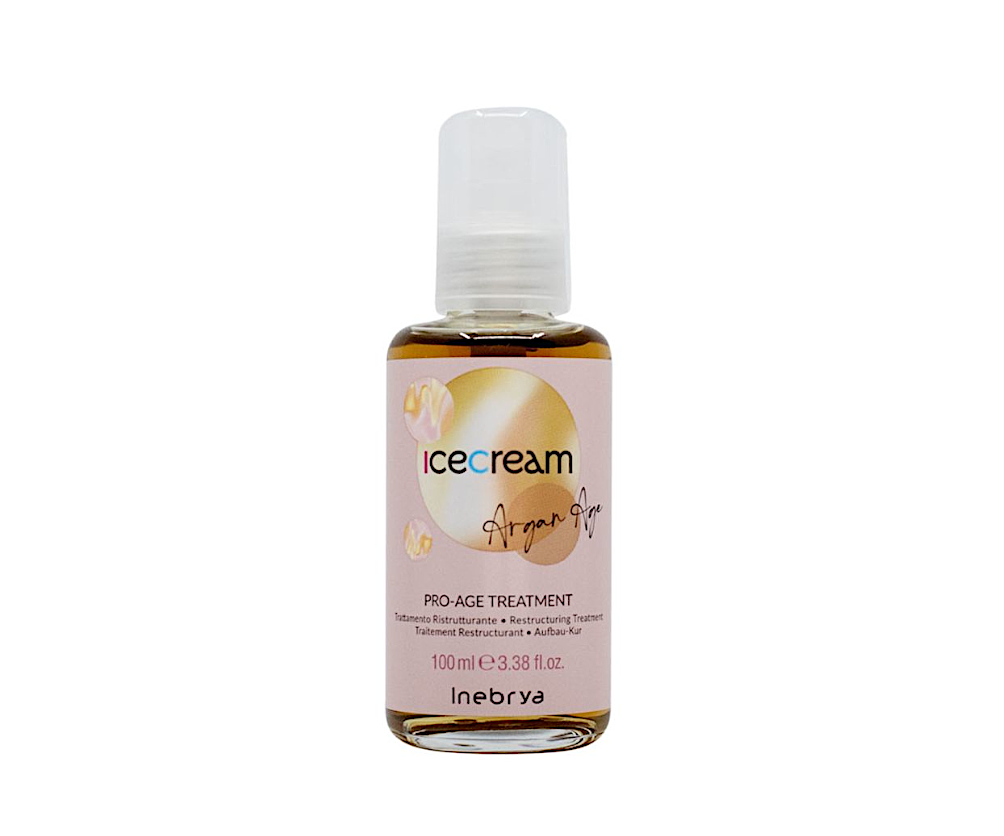 Olejová péče pro zářivý lesk vlasů Inebrya Ice Cream Argan Age Pro-Age Treatment - 100 ml (771026334) + DÁREK ZDARMA