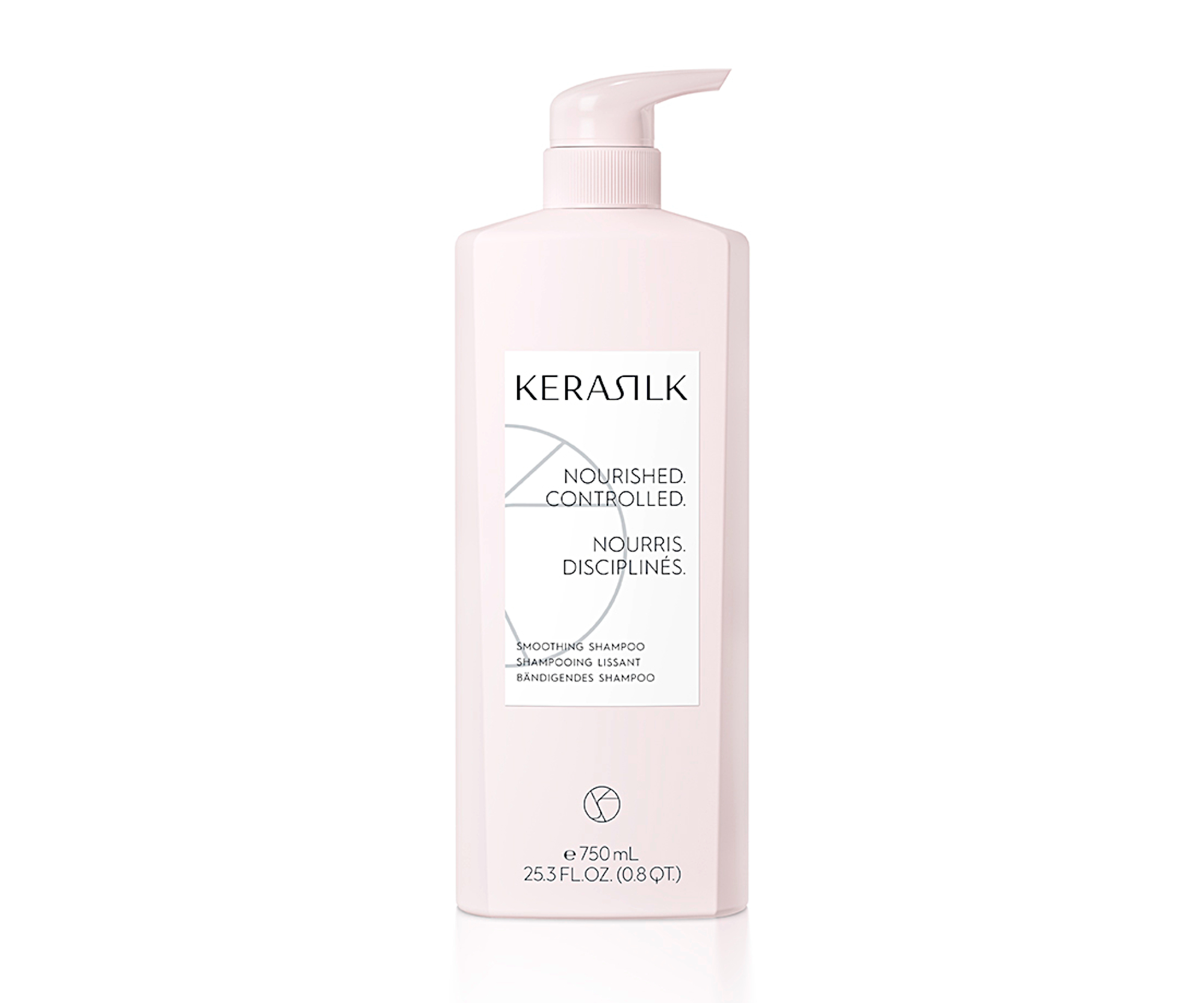 Vyhlazující šampon pro krepaté, nepoddajné a kudrnaté vlasy Kerasilk Smoothing Shampoo - 750 ml (511410) + dárek zdarma