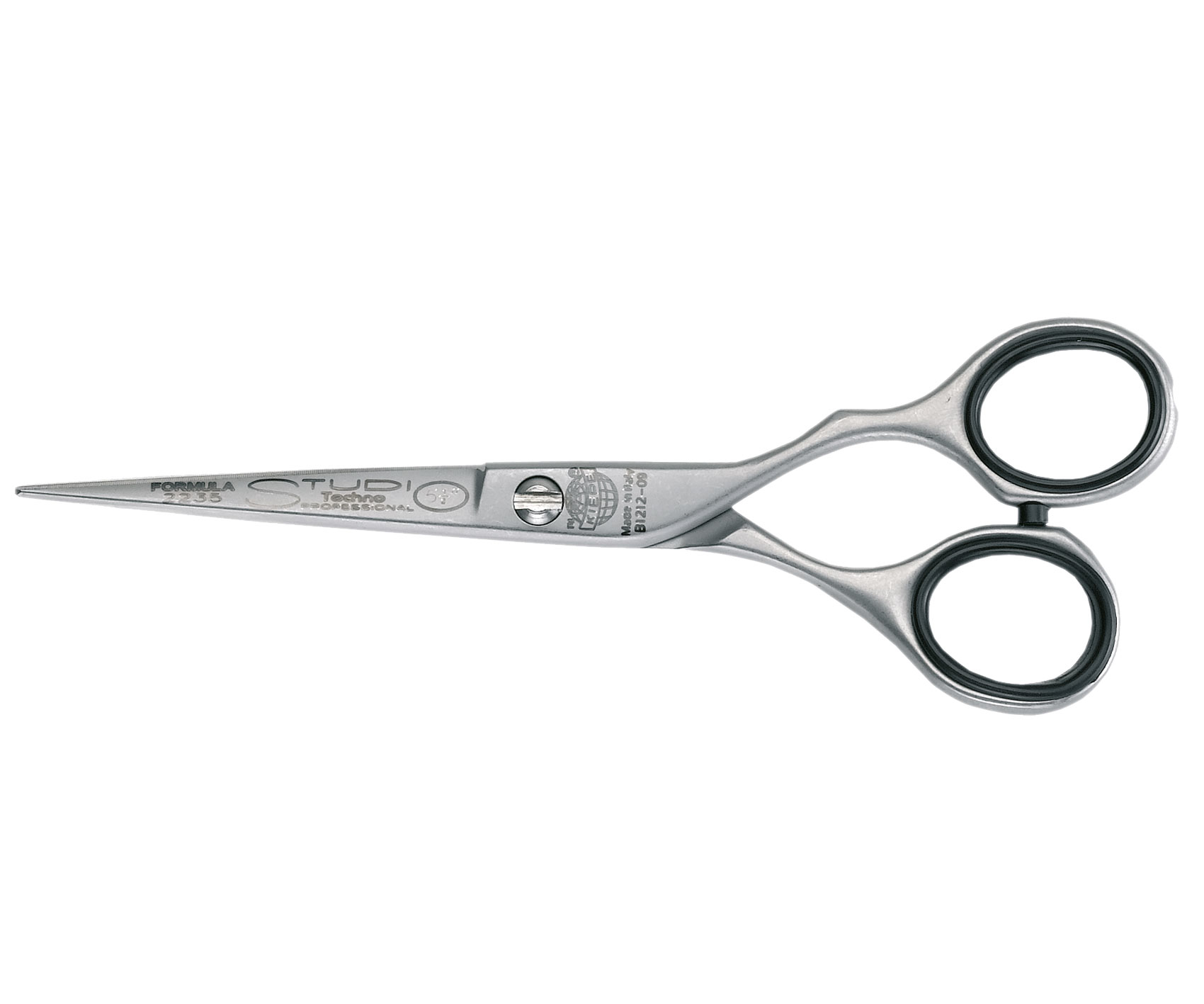 Kadeřnické nůžky s mikroozubením Kiepe Studio Techno Formula 2235 - 5,5" stříbrné (2235/5.5) + dárek zdarma