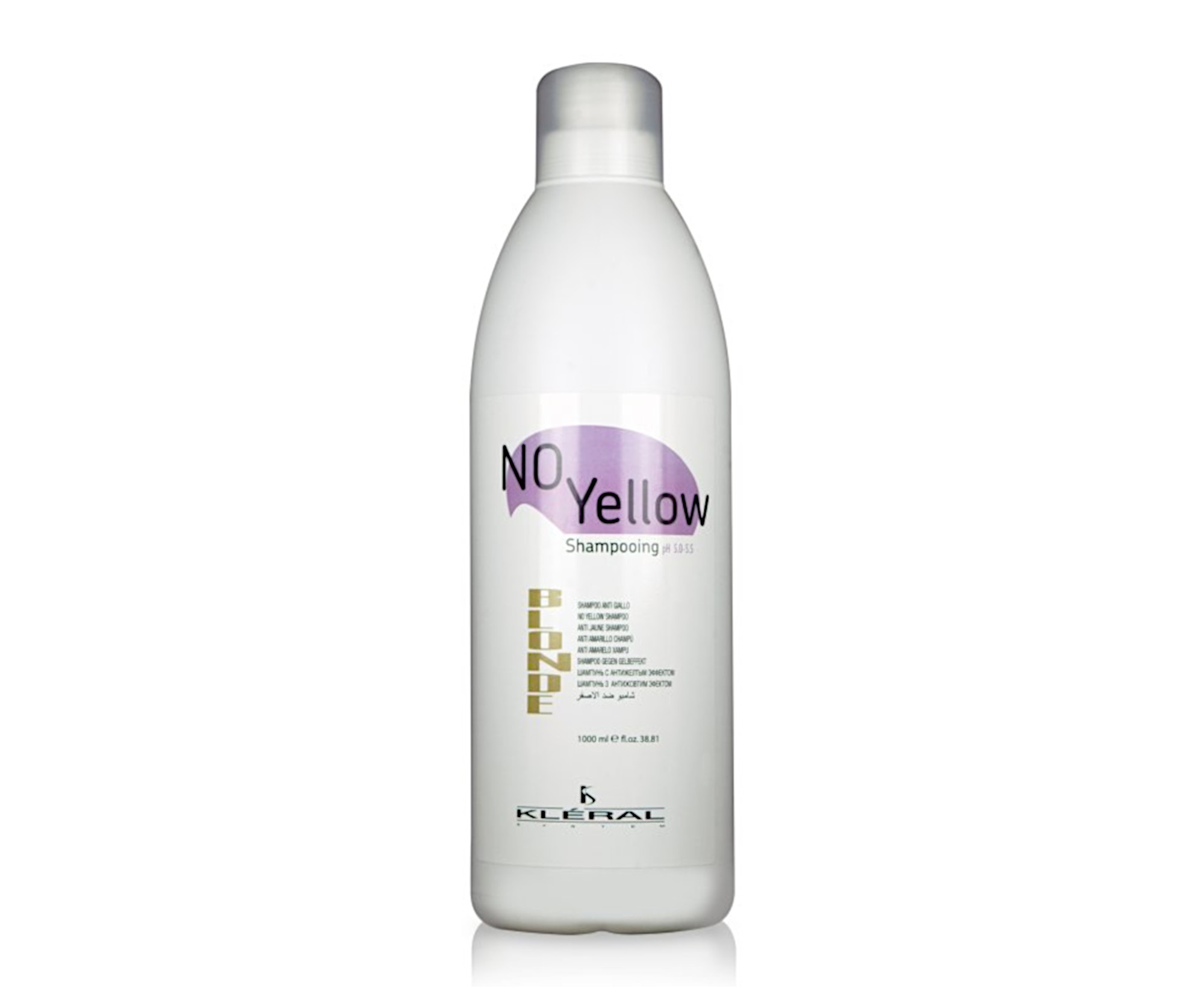 Šampon pro neutralizaci žlutých tónů Kléral System Anti Yellow Shampoo - 1000 ml (196) + dárek zdarma