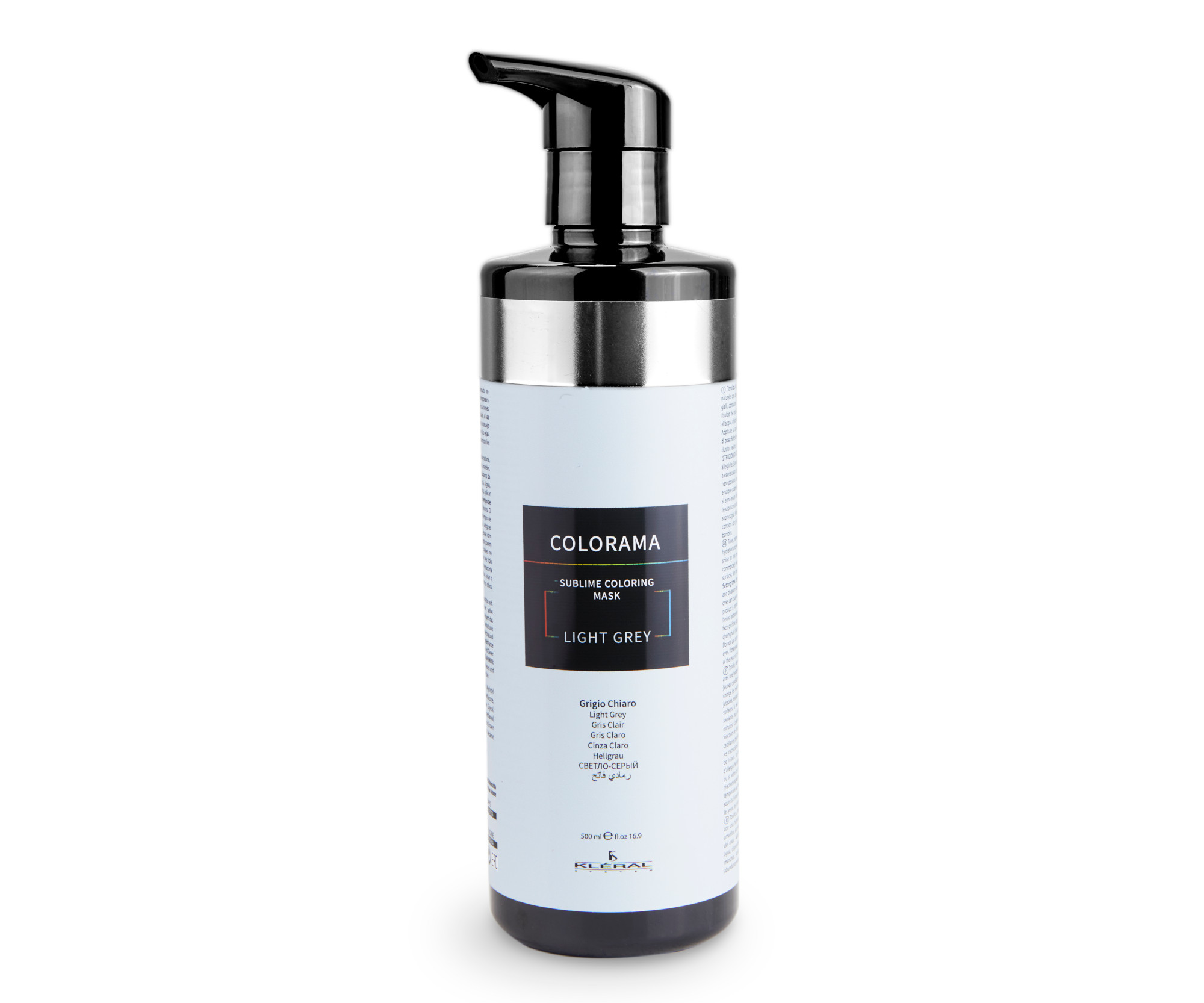 Semi-permanentní regenerační maska Kléral System Colorama Light Grey - 500 ml, světle šedá (CM-LG) + dárek zdarma