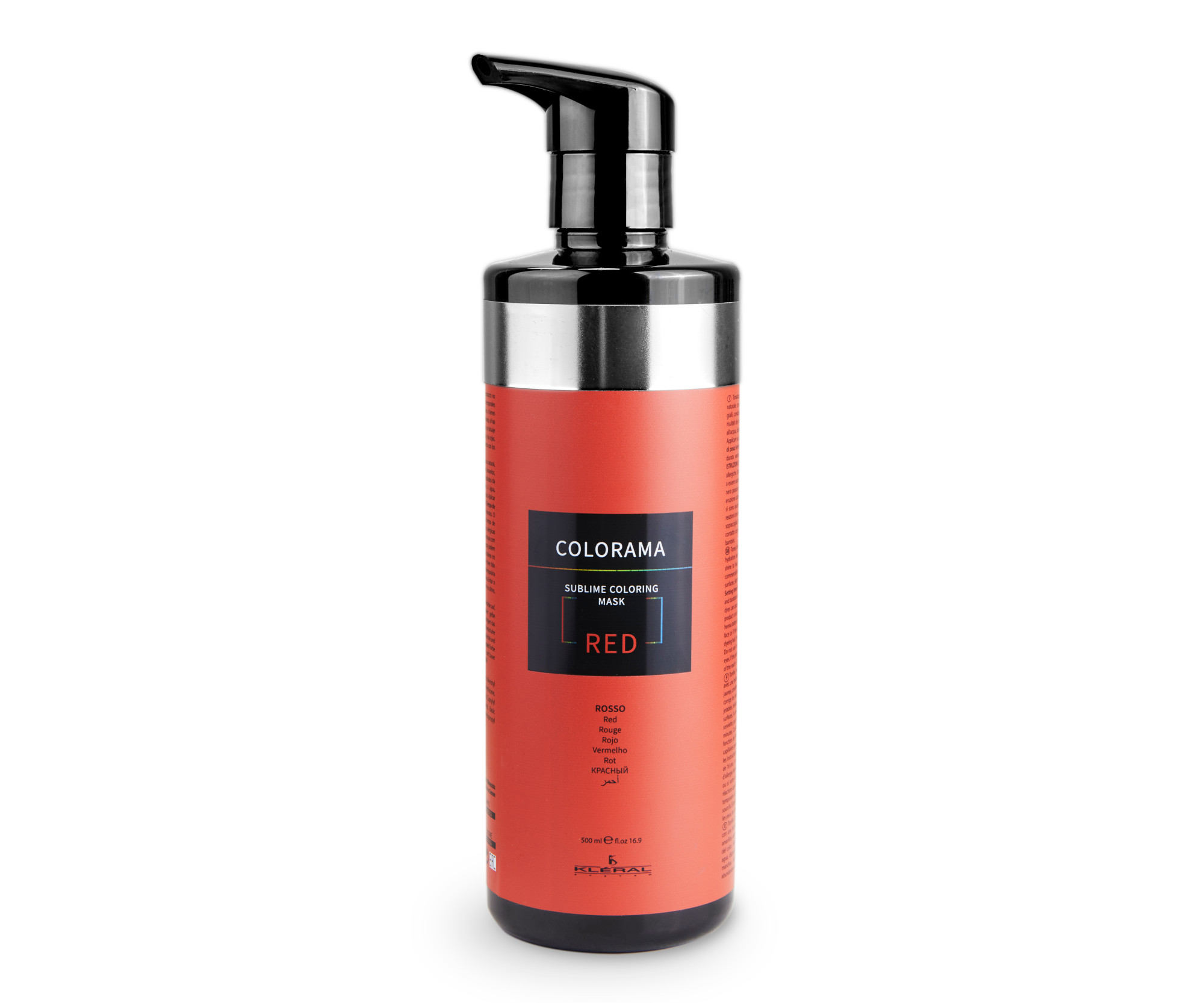 Semi-permanentní regenerační maska Kléral System Colorama Red - 500 ml, červená  + dárek zdarma