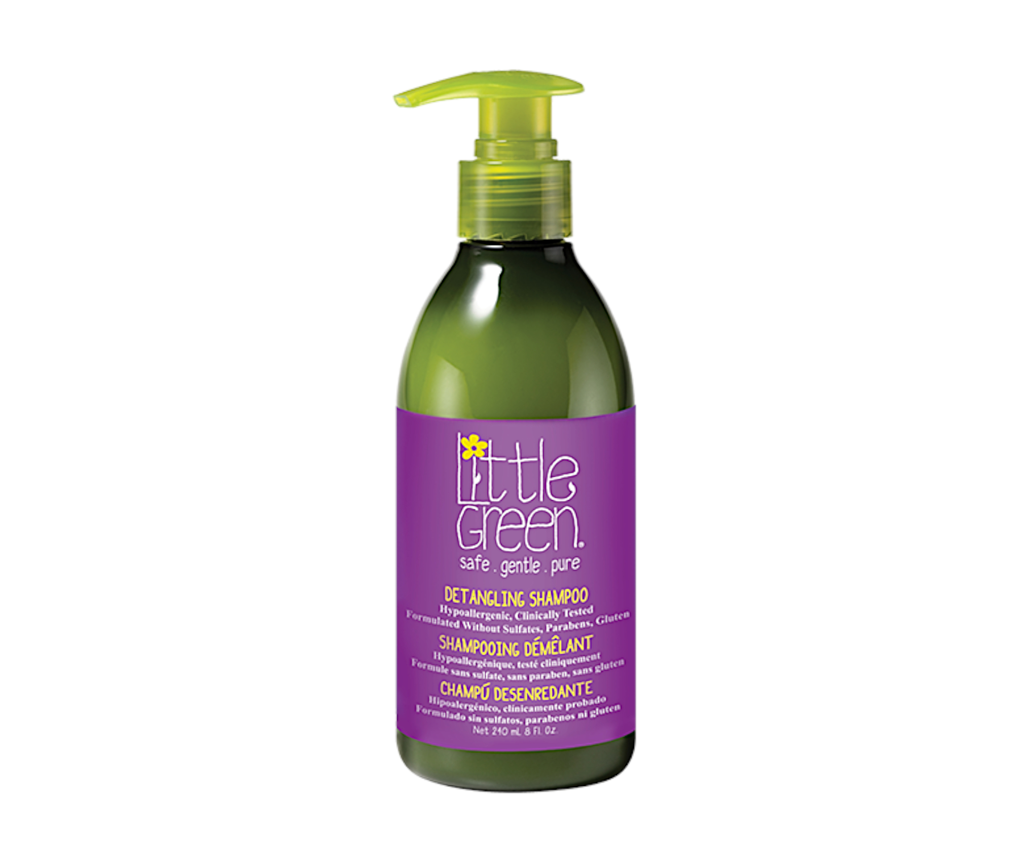 Šampon pro snadné rozčesávání vlasů pro děti Little Green Kids - 240 ml (0169946) + dárek zdarma