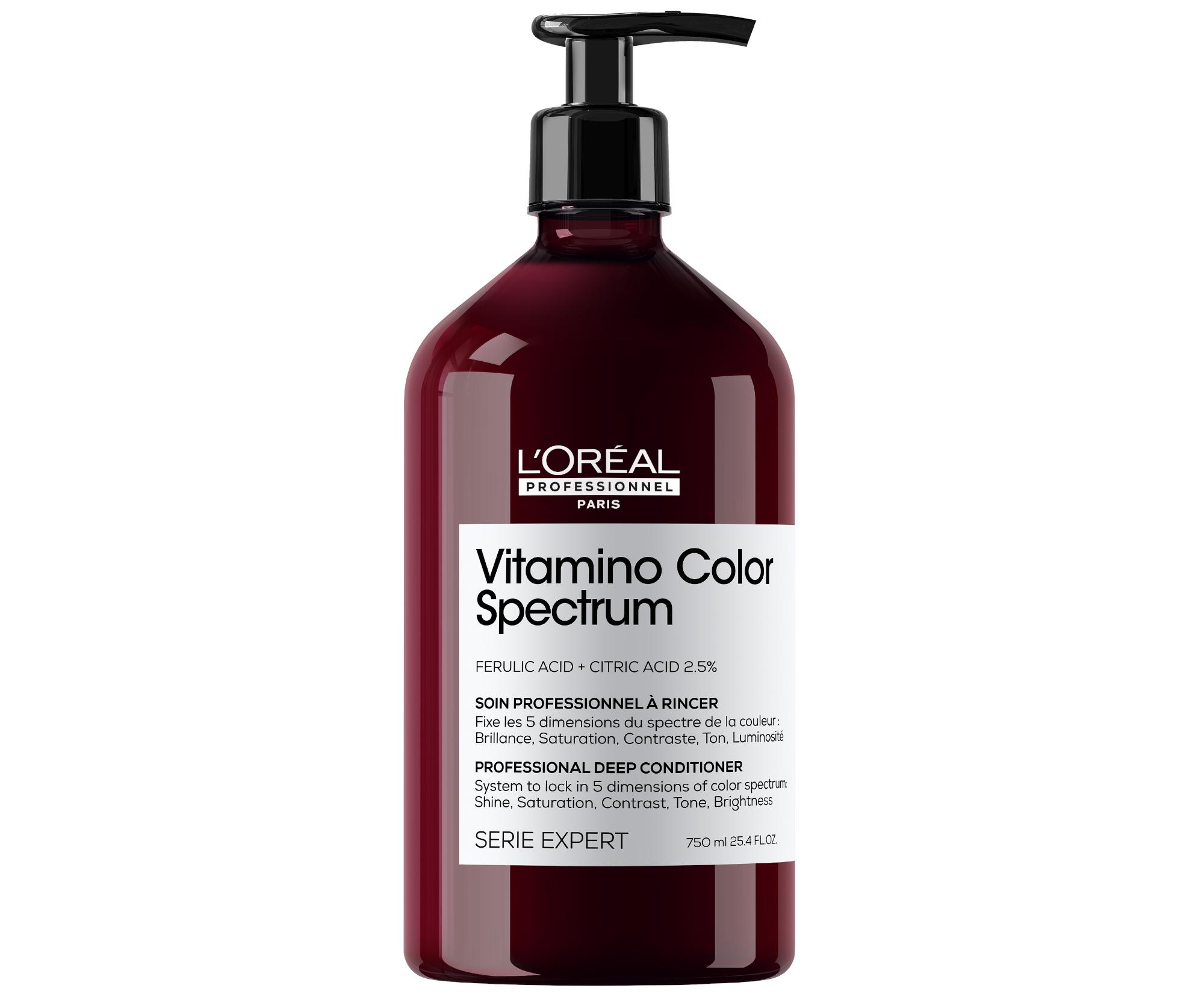 Intenzivní péče pro barvené vlasy Loréal Professionnel Serie Expert Vitamino Color Spectrum - 750 ml - L’Oréal Professionnel + dárek zdarma