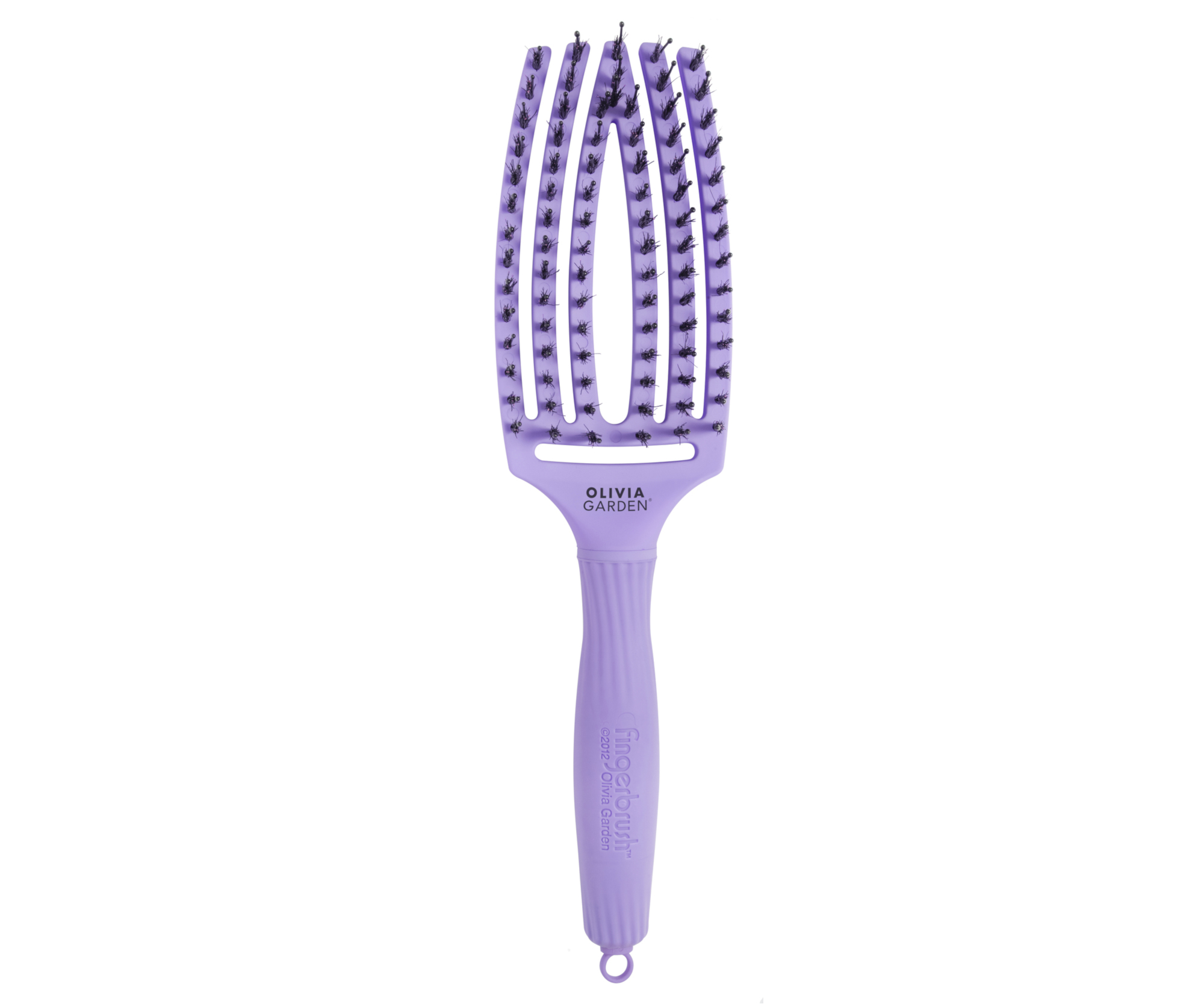 Kartáč Olivia Garden Fingerbrush Combo Medium - pastelově fialový (FB1PC-LAV) + dárek zdarma