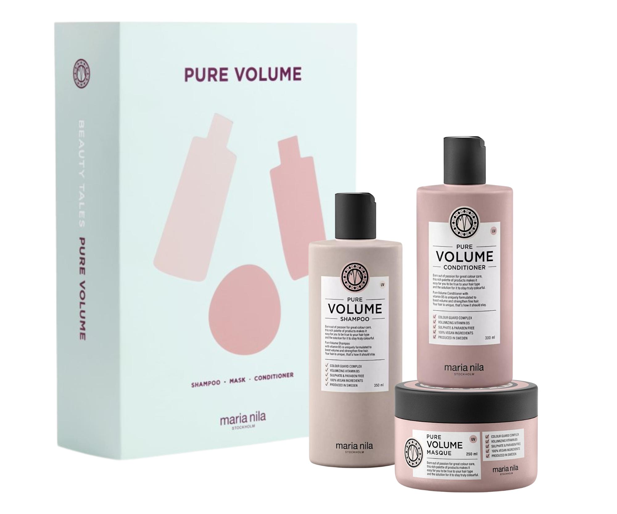 Dárková sada pro objem a sílu jemných vlasů Maria Nila Pure Volume + dárek zdarma