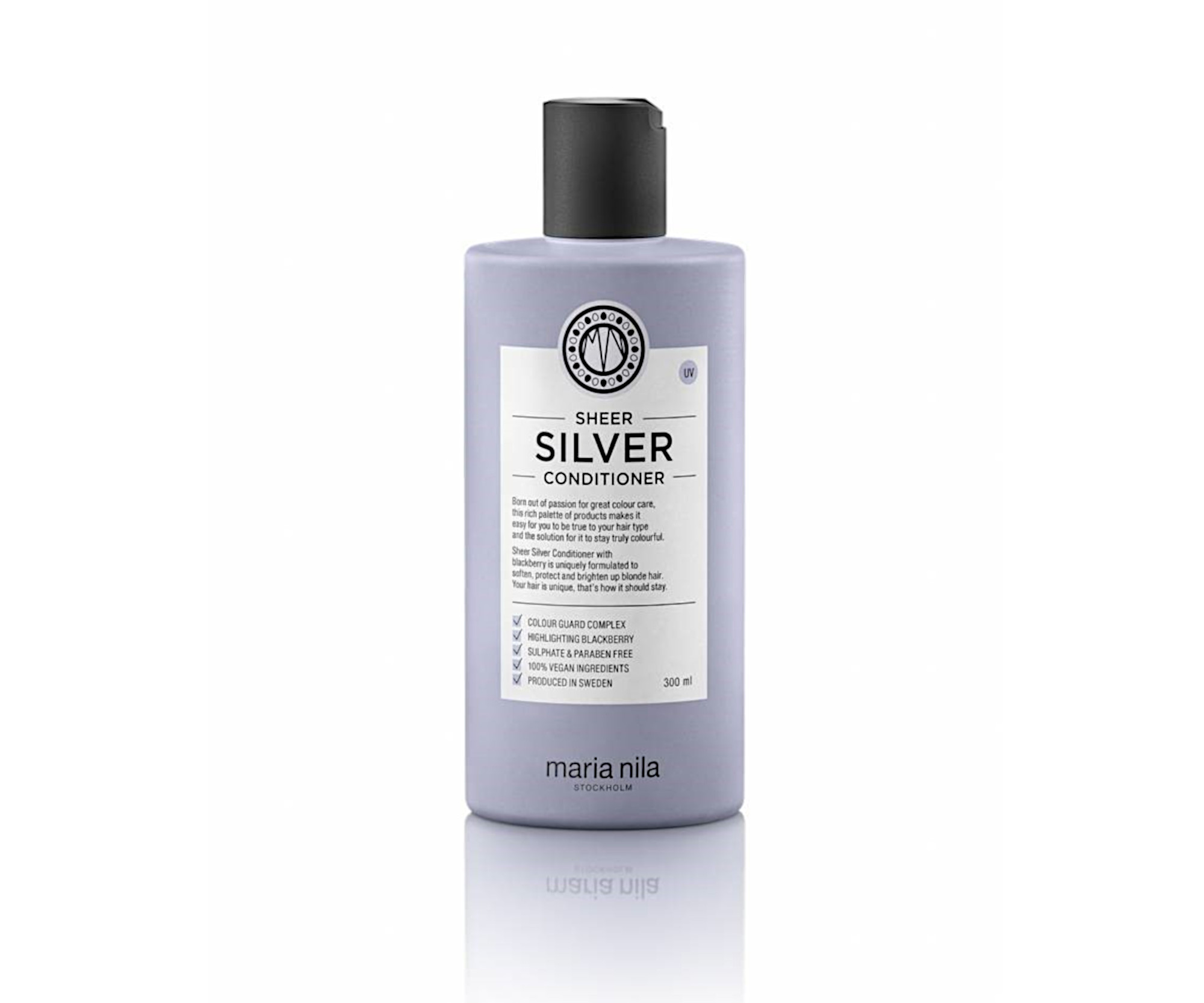 Kondicionér pro neutralizaci žlutých tónů Maria Nila Sheer Silver Conditioner - 300 ml (NF02-3641) + DÁREK ZDARMA