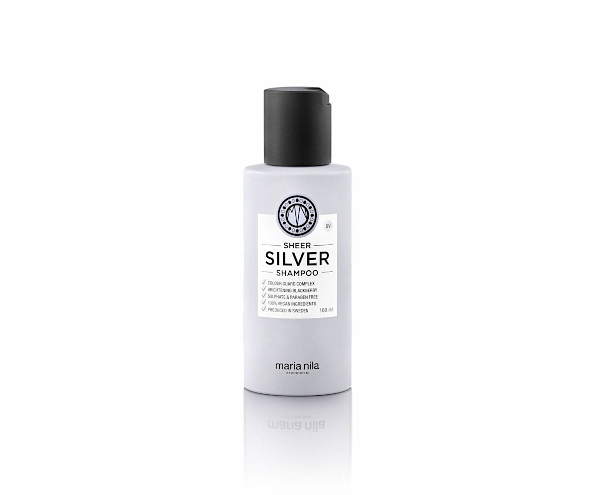 Šampon pro neutralizaci žlutých tónů Maria Nila Sheer Silver Shampoo - 100 ml (NF02-3645) + dárek zdarma