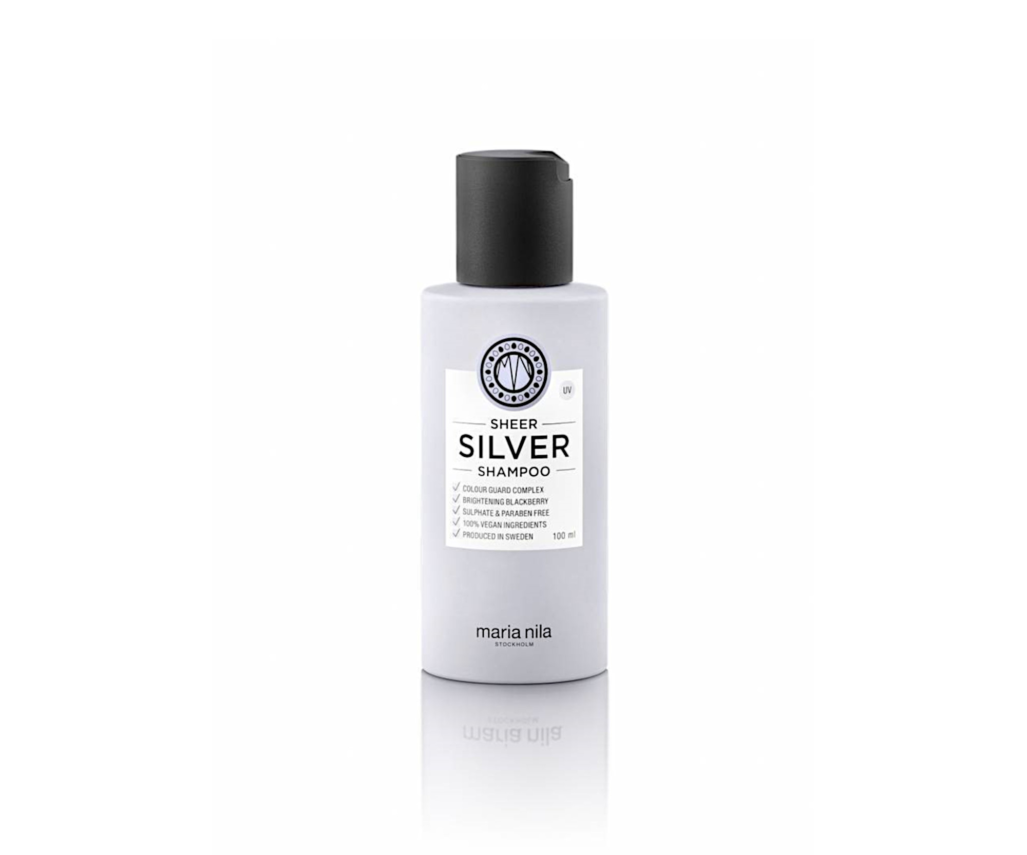 Šampon pro neutralizaci žlutých tónů Maria Nila Sheer Silver Shampoo - 100 ml (NF02-3645) + dárek zdarma