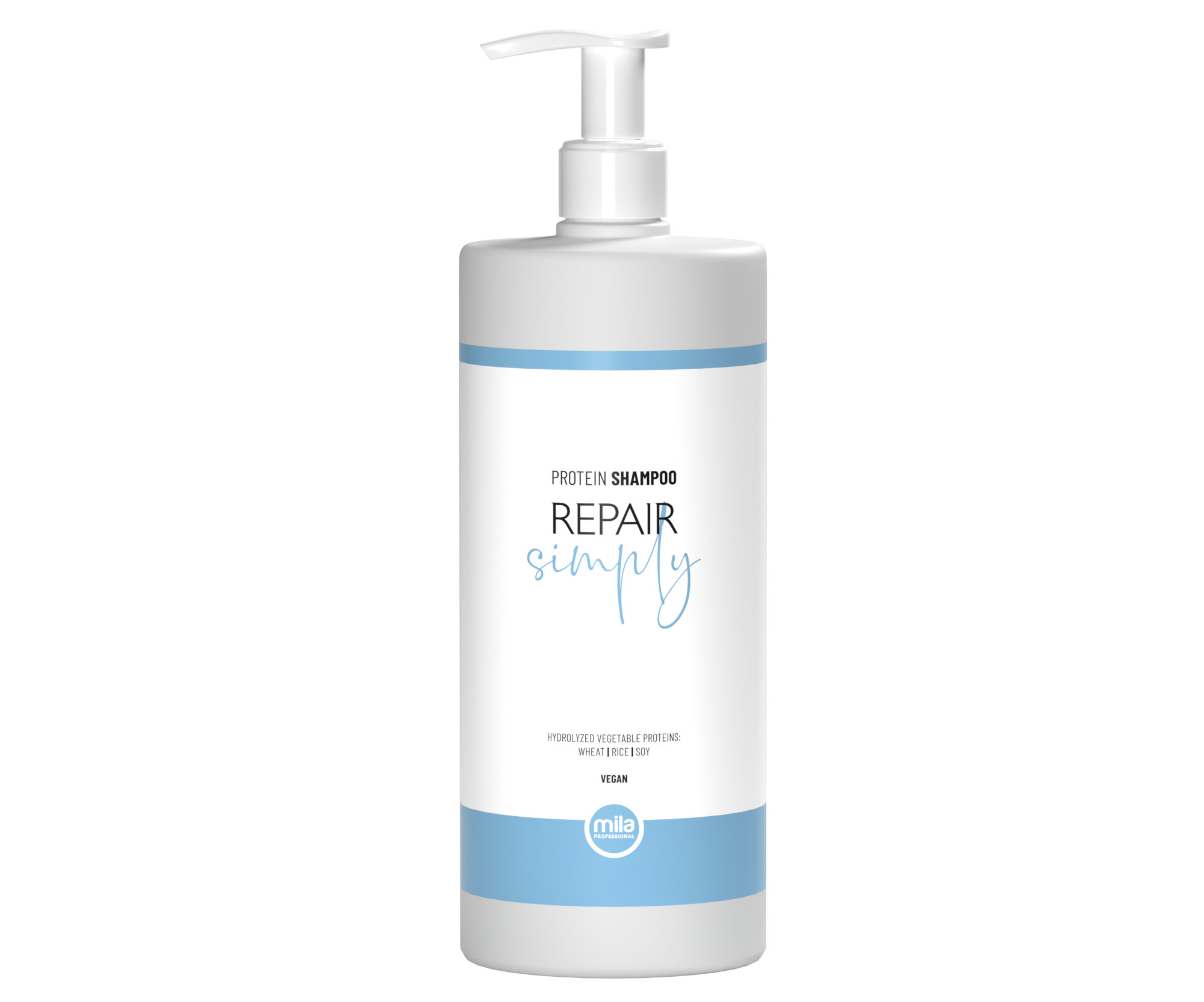 Proteinový šampon pro regeneraci vlasů Mila Professional Protein Shampoo Repair Simply - 950 ml (0103020) + dárek zdarma