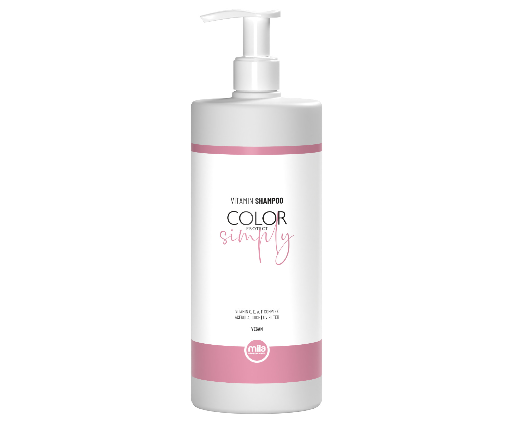 Šampon pro ochranu barvy vlasů Mila Professional Vitamin Shampoo Color Protect Simply - 950 ml (0103040) + dárek zdarma