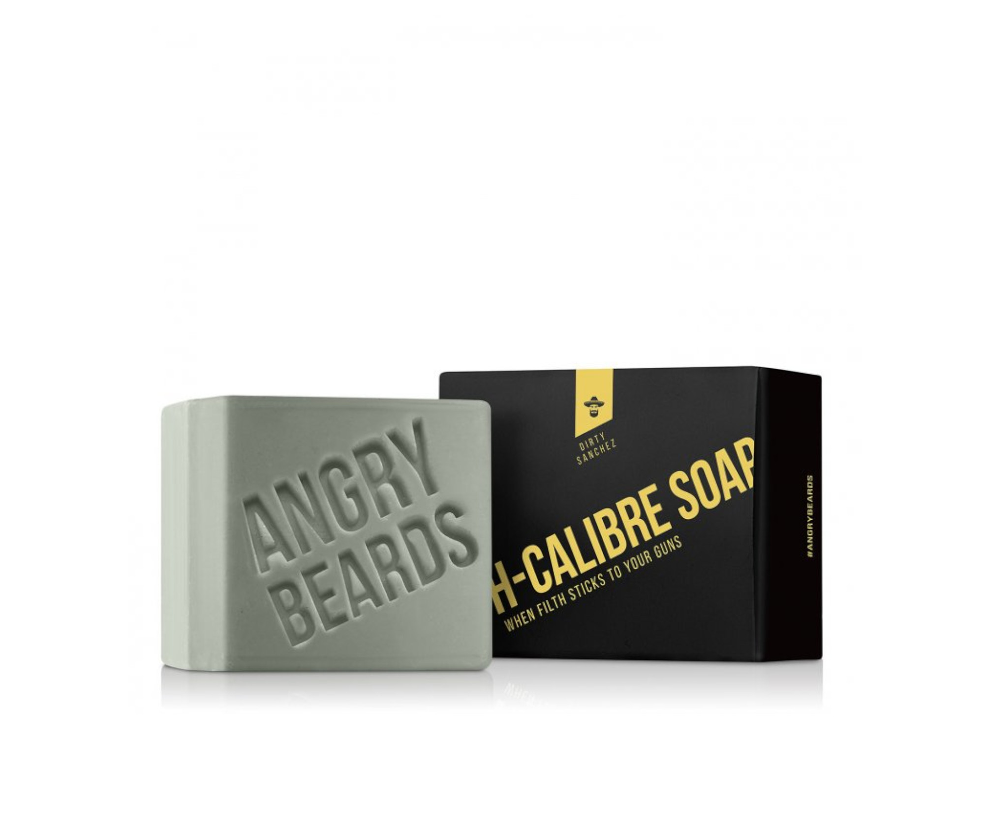 Mýdlo na ruce Angry Beards High-Calibre Soap Dirty Sanchez - 100 g (AB-BD025-026DS-100-2328) + dárek zdarma