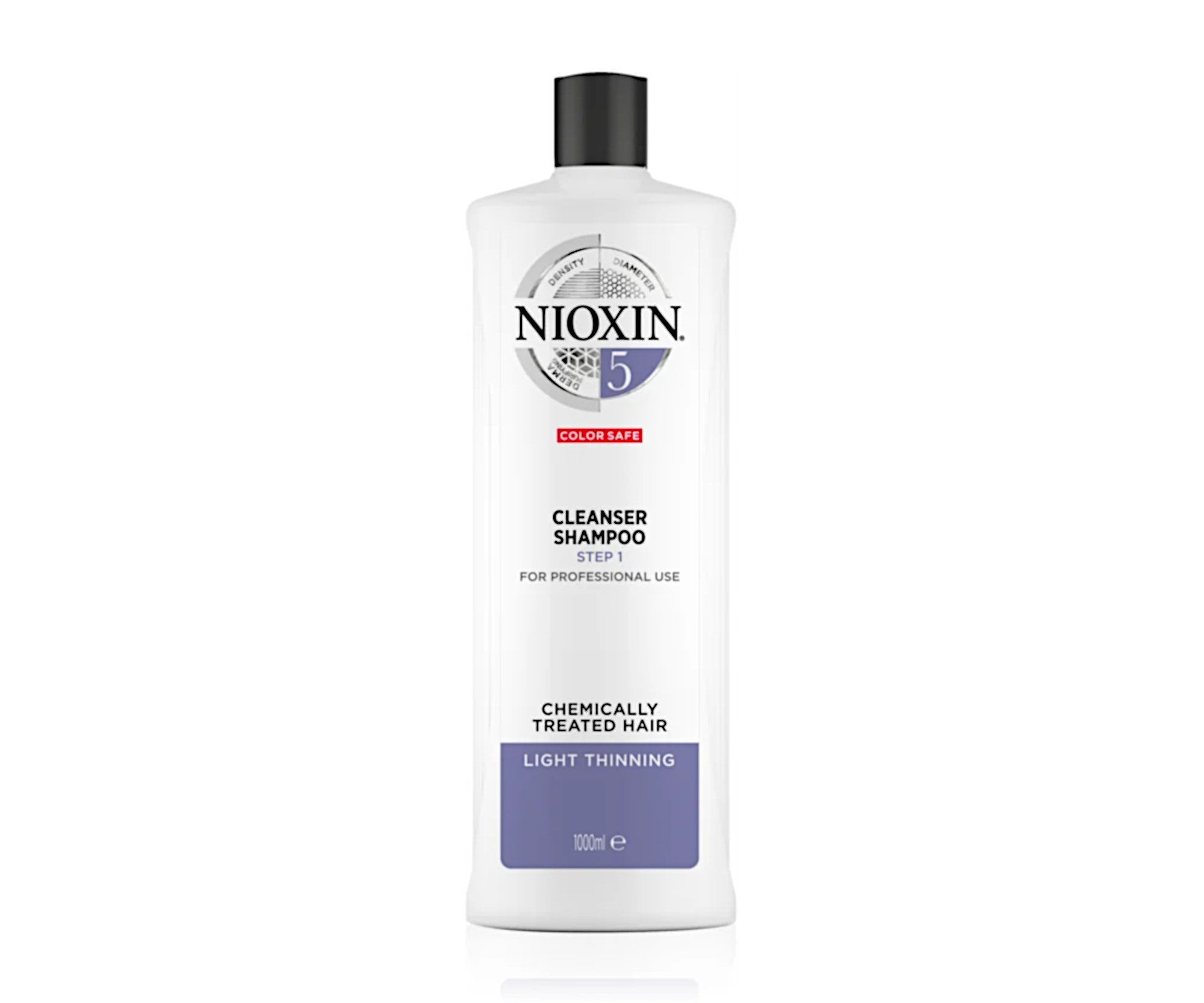 Šampon pro mírně řídnoucí chemicky ošetřené vlasy Nioxin System 5 Cleanser Shampoo - 1000 ml (81274173) + DÁREK ZDARMA