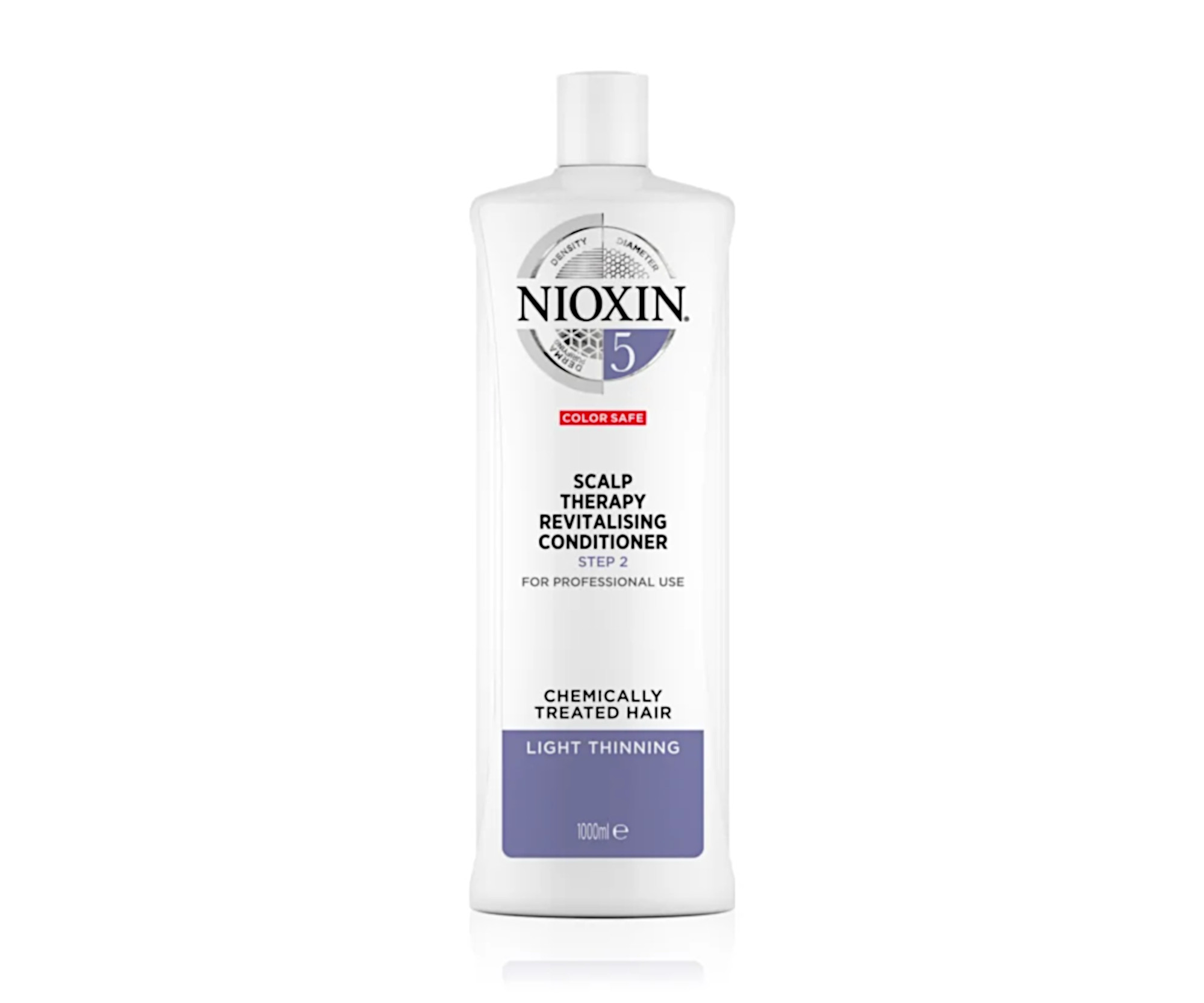 Kondicionér pro mírně řídnoucí chemicky ošetřené vlasy Nioxin System 5 Conditioner - 1000 ml (81537221) + DÁREK ZDARMA