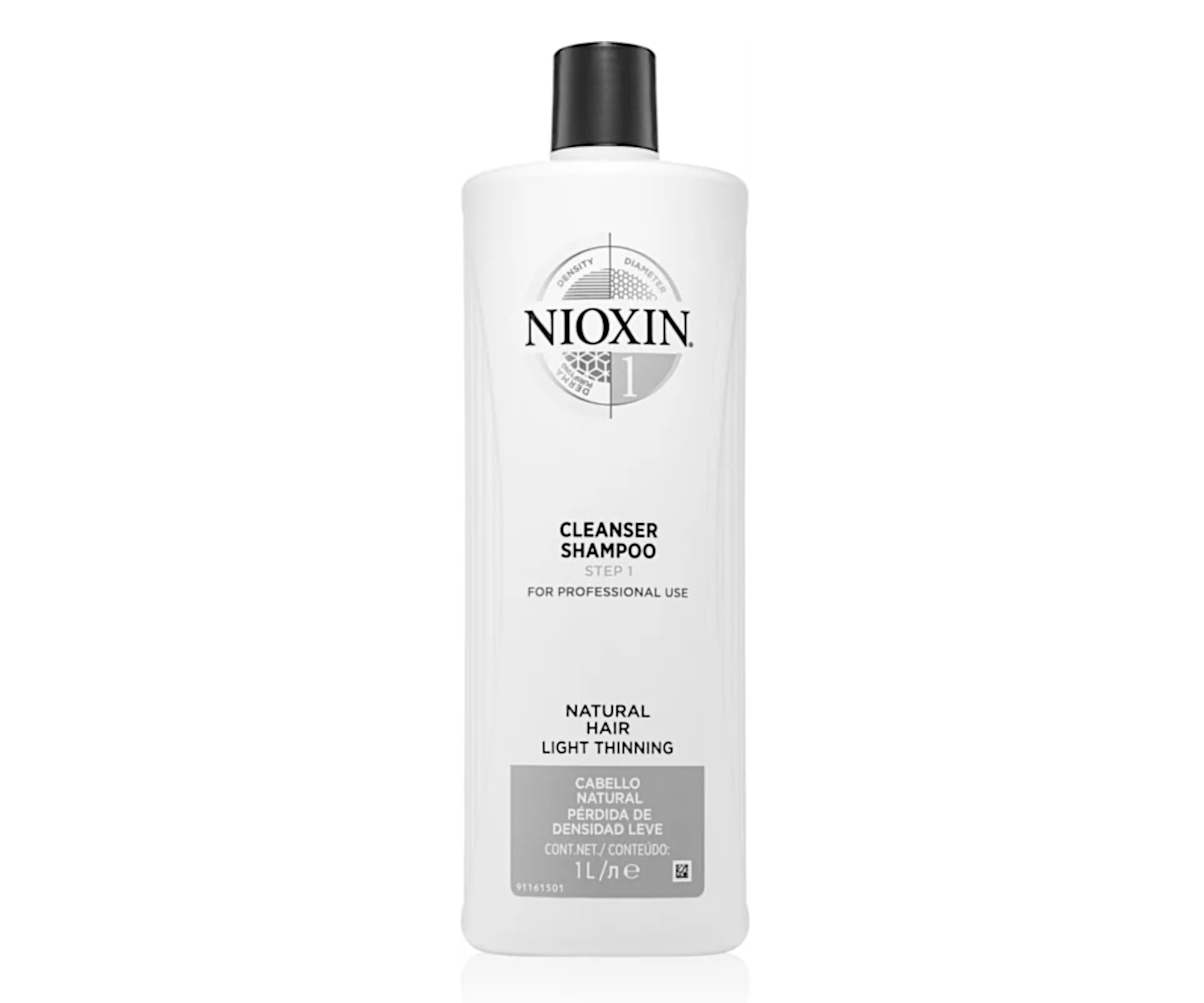 Šampon pro mírně řídnoucí přírodní vlasy Nioxin System 1 Cleanser Shampoo - 1000 ml (81385597) + DÁREK ZDARMA