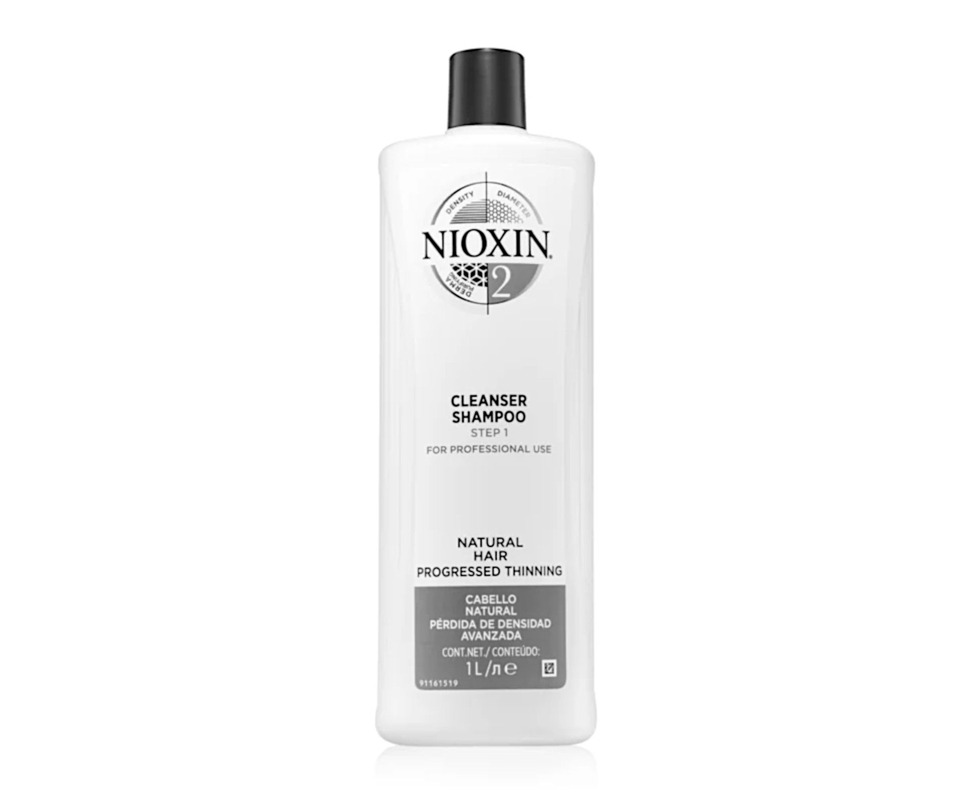 Šampon pro silně řídnoucí přírodní vlasy Nioxin System 2 Cleanser Shampoo - 1000 ml (81537226) + DÁREK ZDARMA