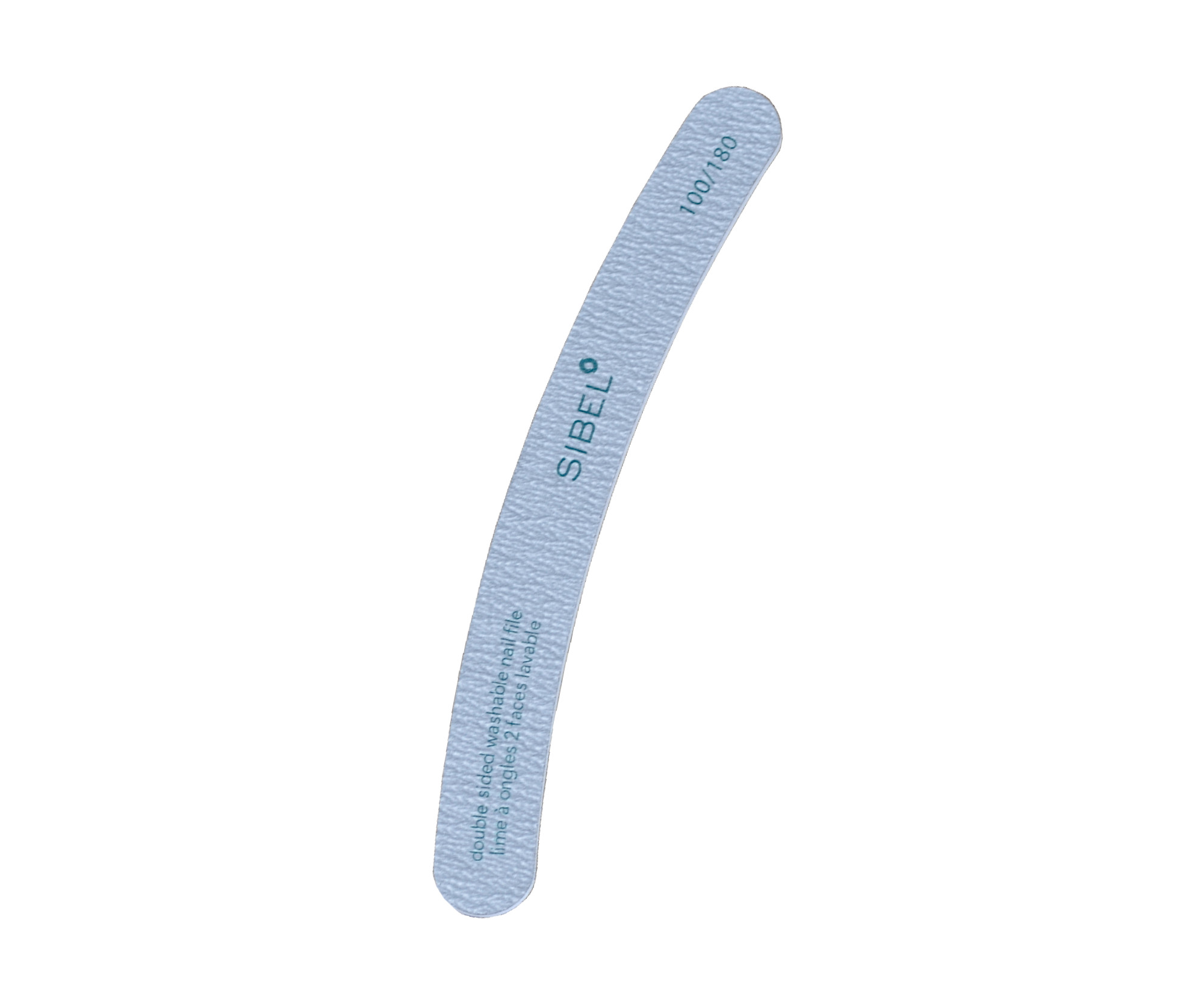Oboustranný pilník na nehty Sibel Zebra Nail File 100/180 - 10 ks (0001619-04) + dárek zdarma