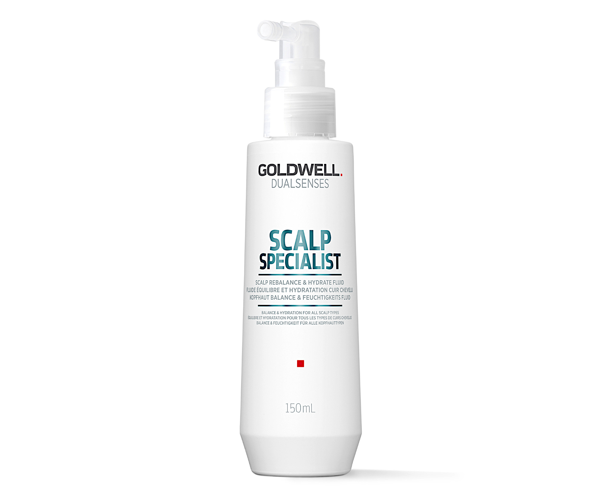 Multifunkční bezoplachový sprej Goldwell Scalp Specialist Rebalance  a  Hydrate Fluid - 150 ml (206257) + dárek zdarma