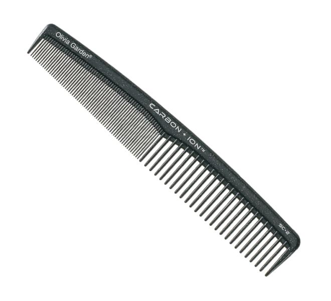 Karbonový hřeben Olivia Garden Carbon - SC-2 (2032842) + dárek zdarma