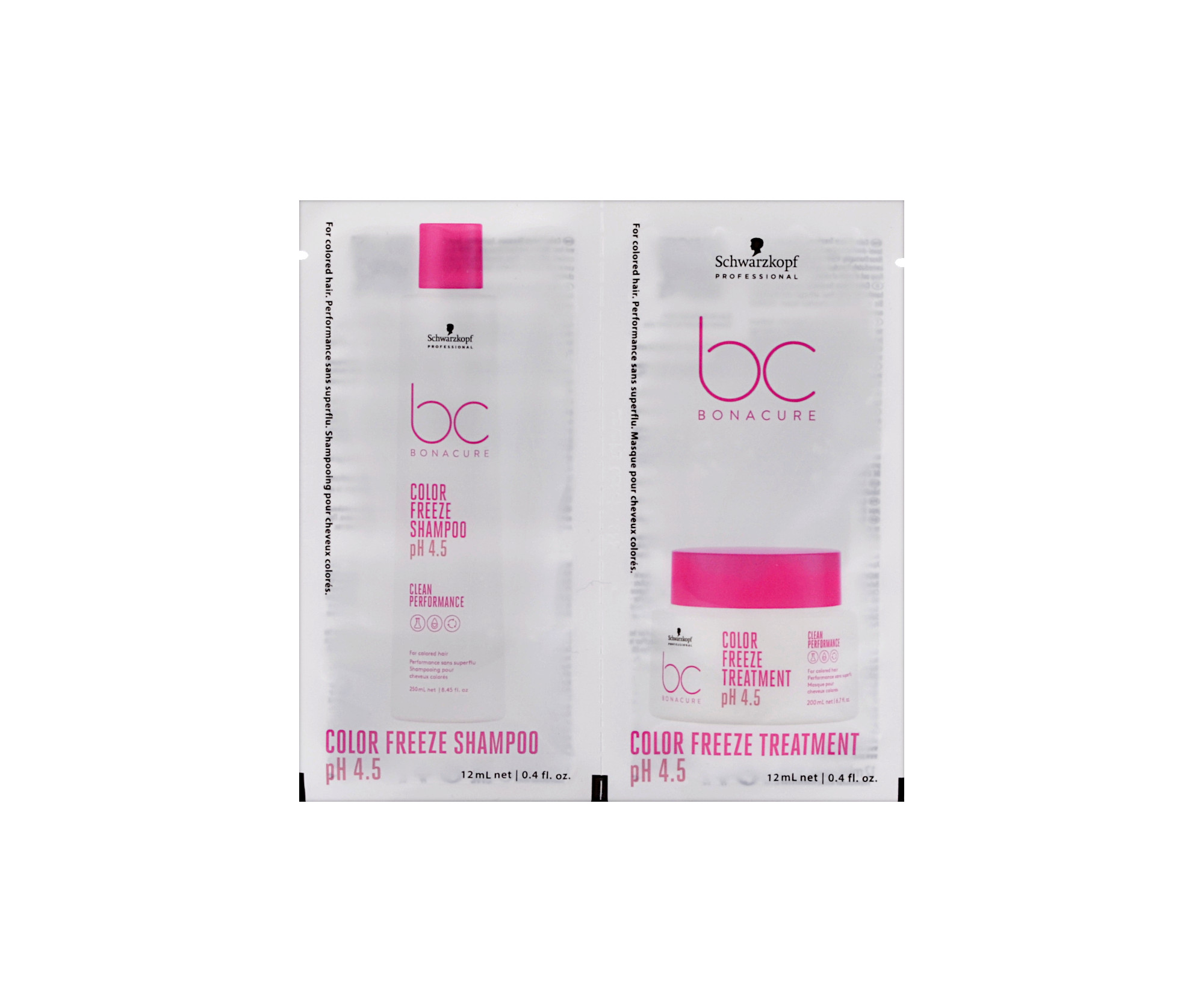 Šampon a kúra pro barvené vlasy Schwarzkopf Professional BC Bonacure Color Freeze - 2 x 12 ml (2709224)