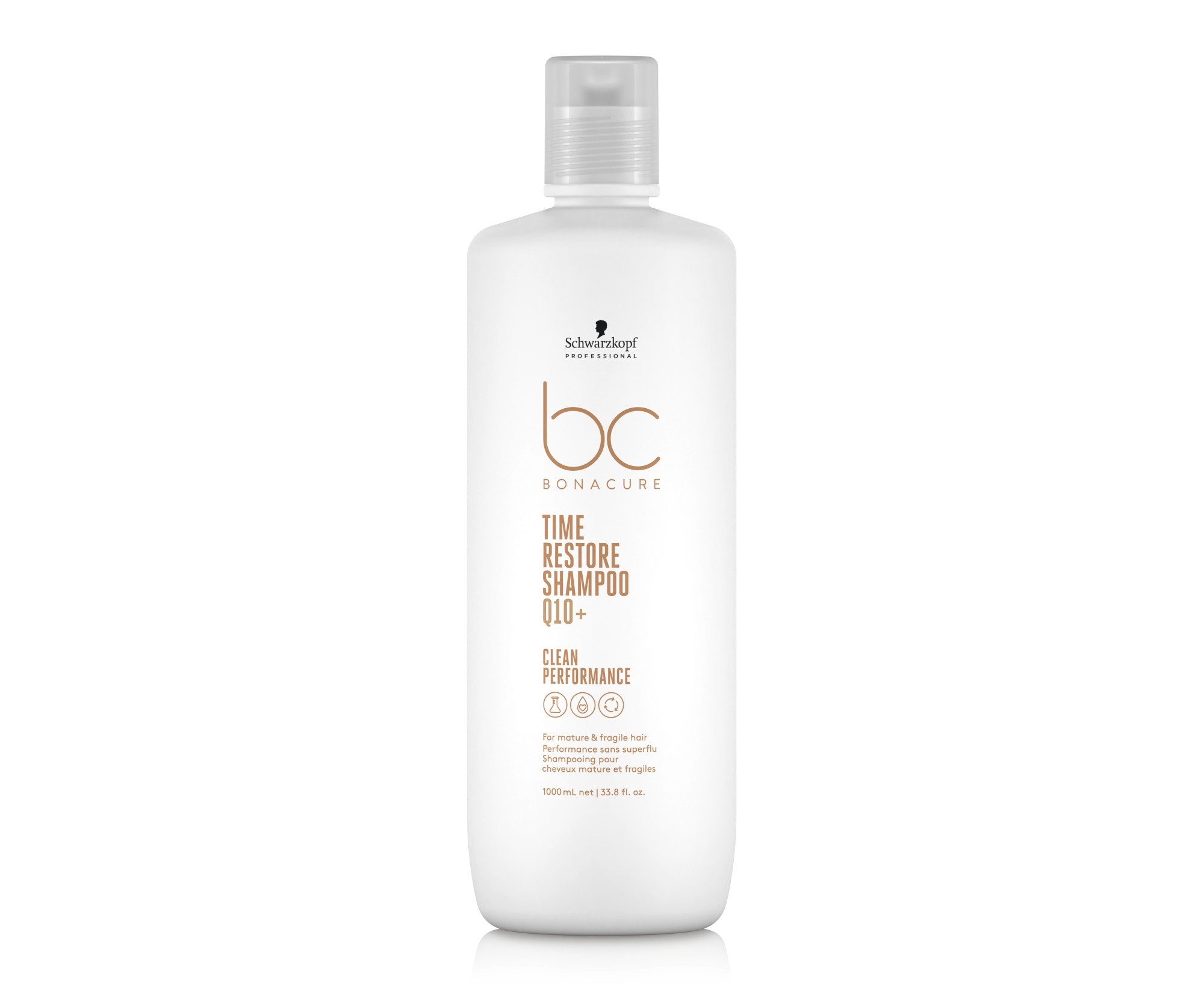 Šampon pro křehké a zralé vlasy Schwarzkopf Professional BC Bonacure Time Restore Shampoo - 1000 ml (2708437) + DÁREK ZDARMA