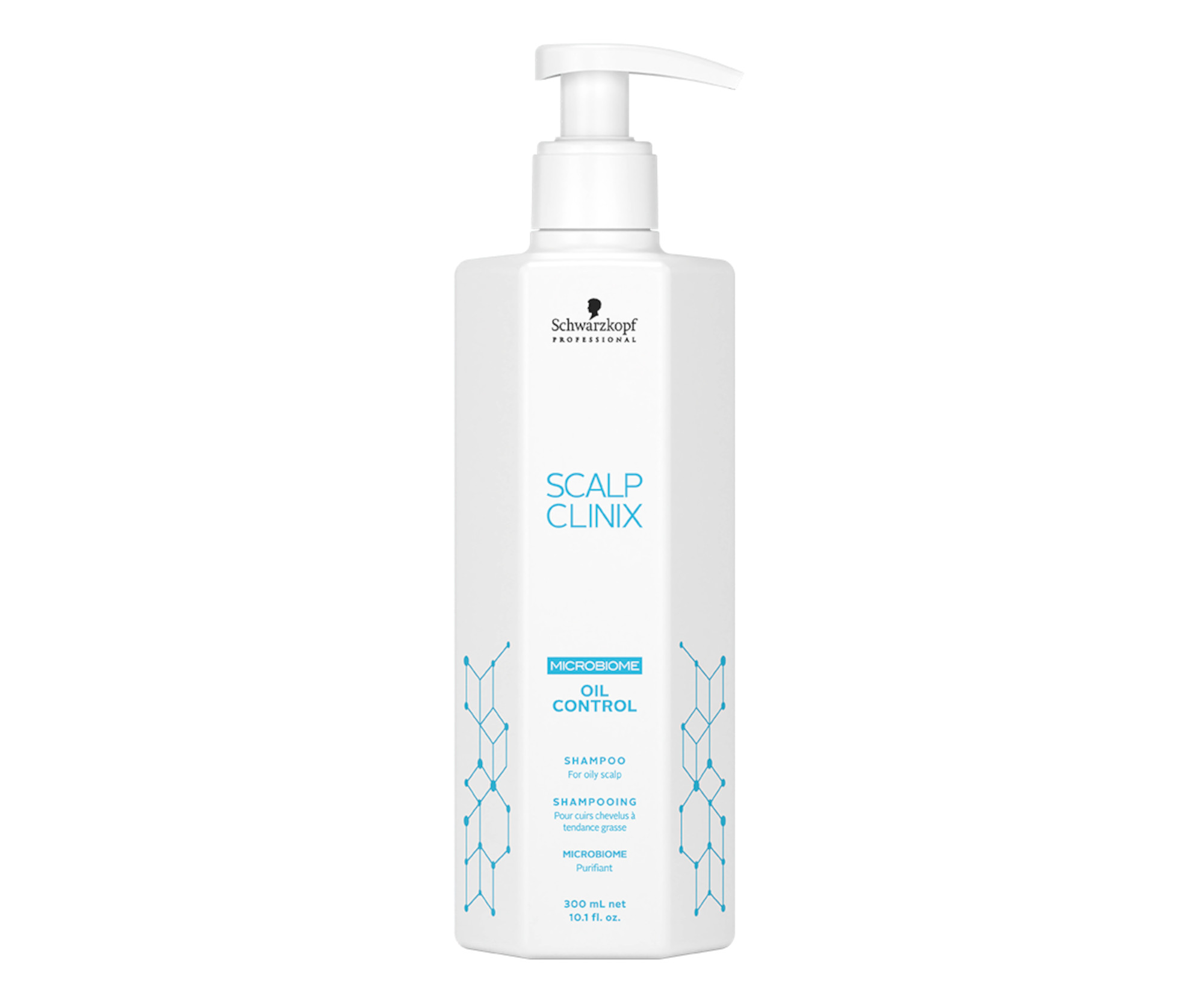 Šampon pro mastící se vlasy Schwarzkopf Professional Scalp Clinix Oil Control Shampoo - 300 ml (2749202) + dárek zdarma