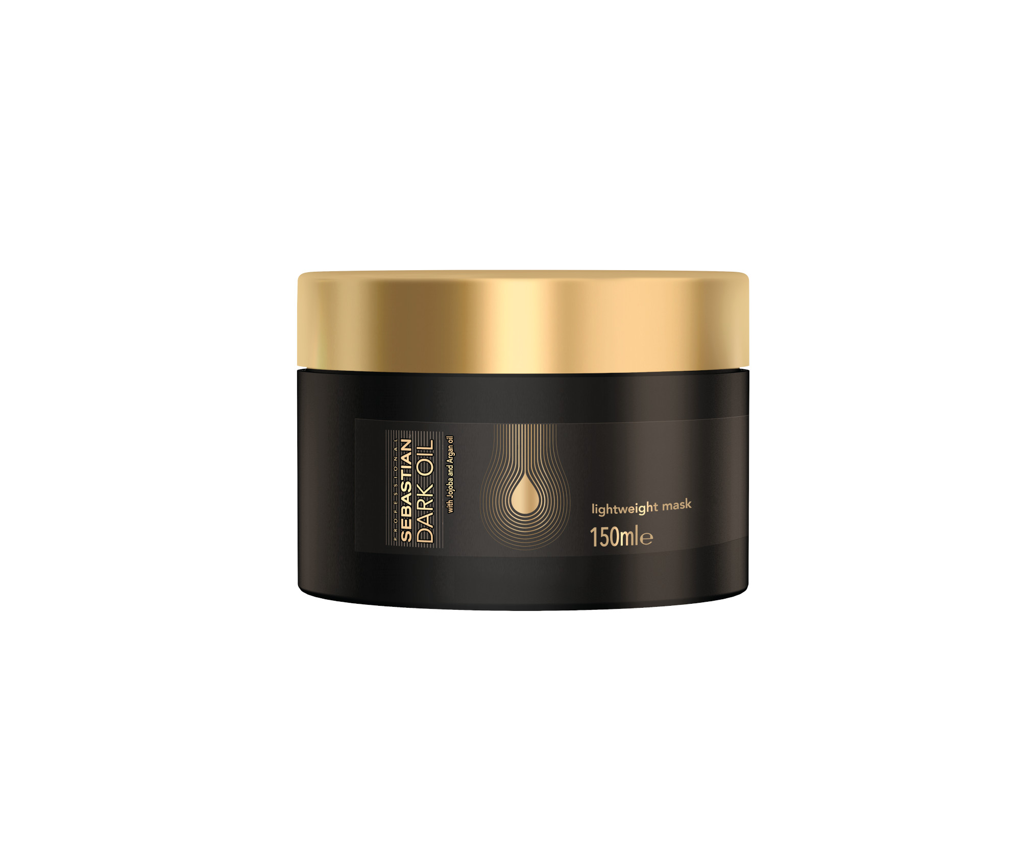 Vyživující maska pro hladké a lesklé vlasy Sebastian Professional Dark Oil Mask - 150 ml (99240017062) + DÁREK ZDARMA