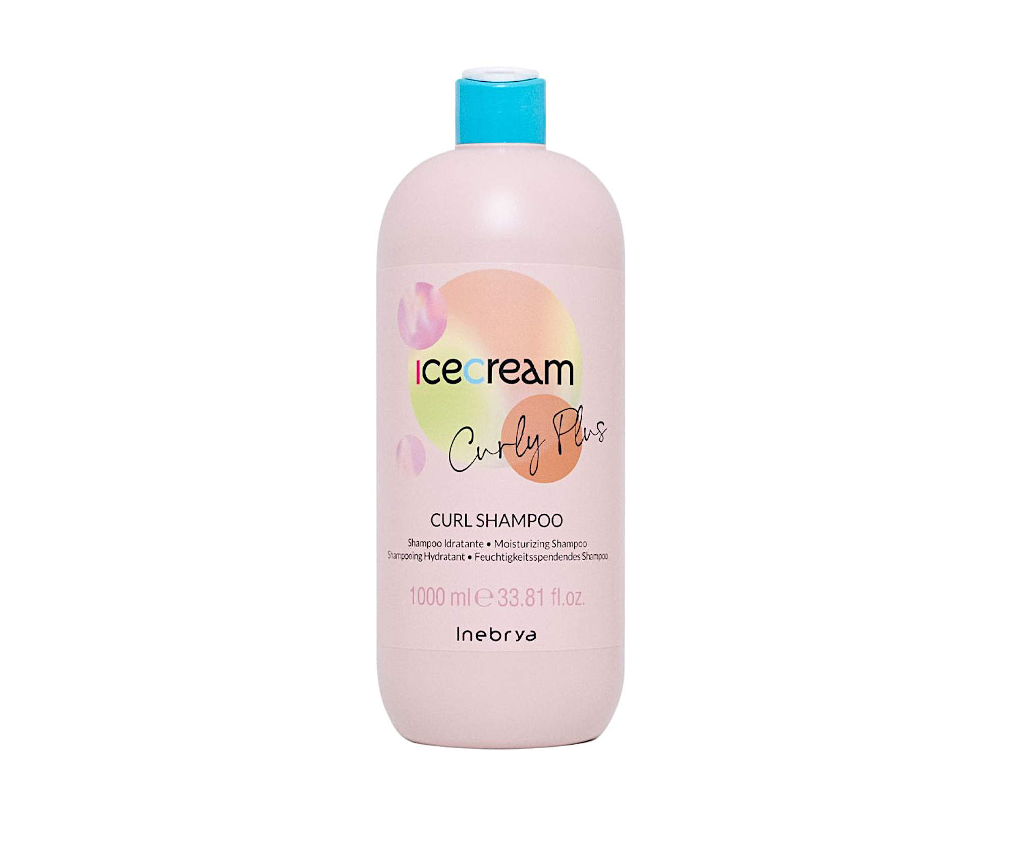 Hydratační šampon na kudrnaté a vlnité vlasy Inebrya Ice Cream Curly Plus Shampoo - 1000 ml (771026368) + DÁREK ZDARMA