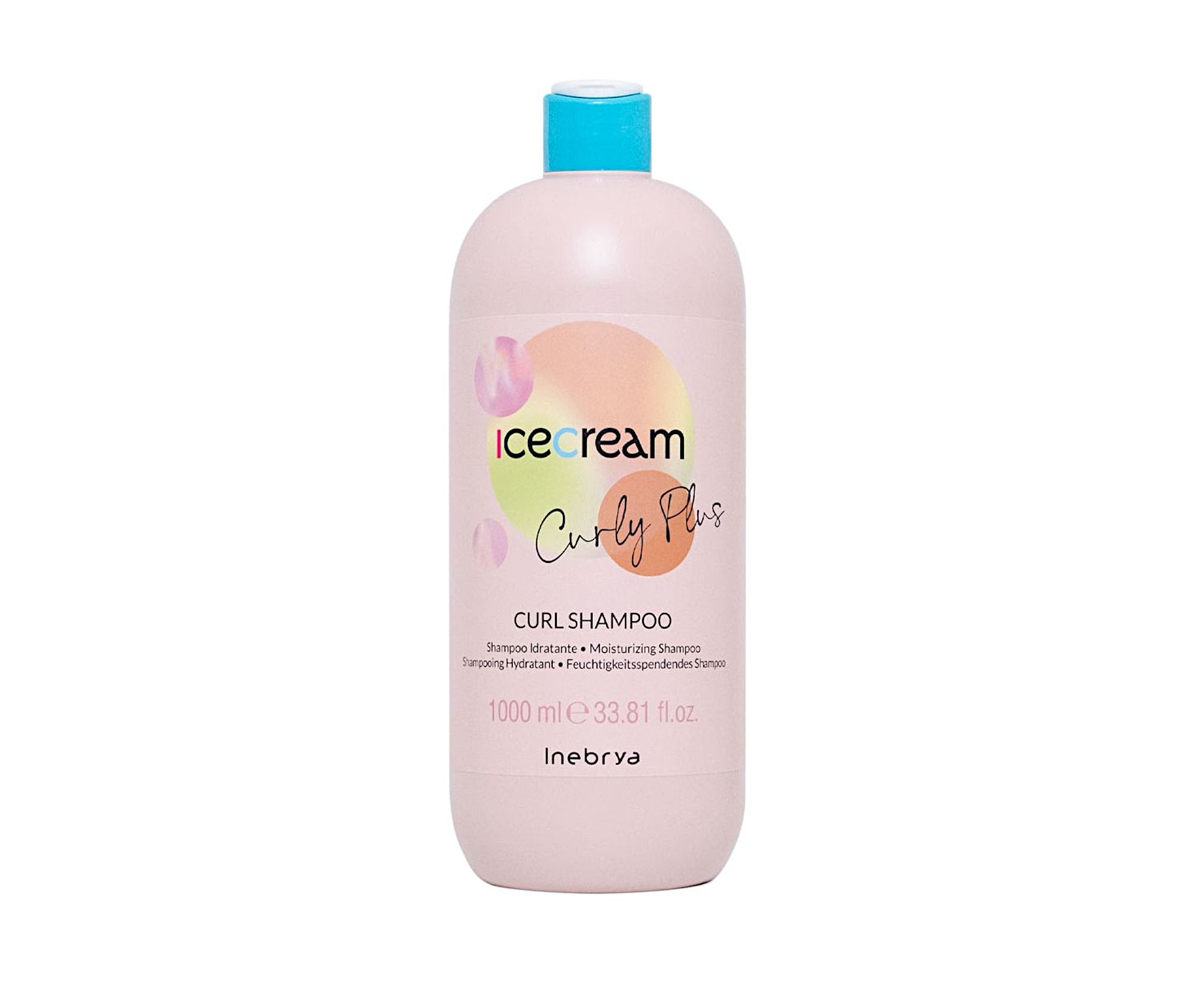 Hydratační šampon na kudrnaté a vlnité vlasy Inebrya Ice Cream Curly Plus Shampoo - 1000 ml (771026368) + dárek zdarma