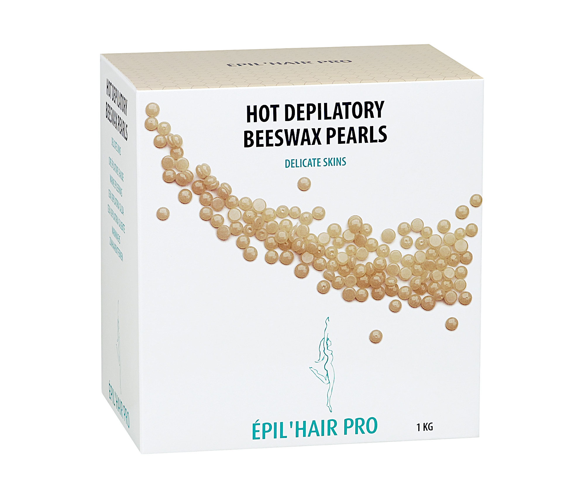 Depilační vosk pro jemnou pokožku Sibel Beeswax Pearls - světle žlutý, 1000 g (7410441) + dárek zdarma