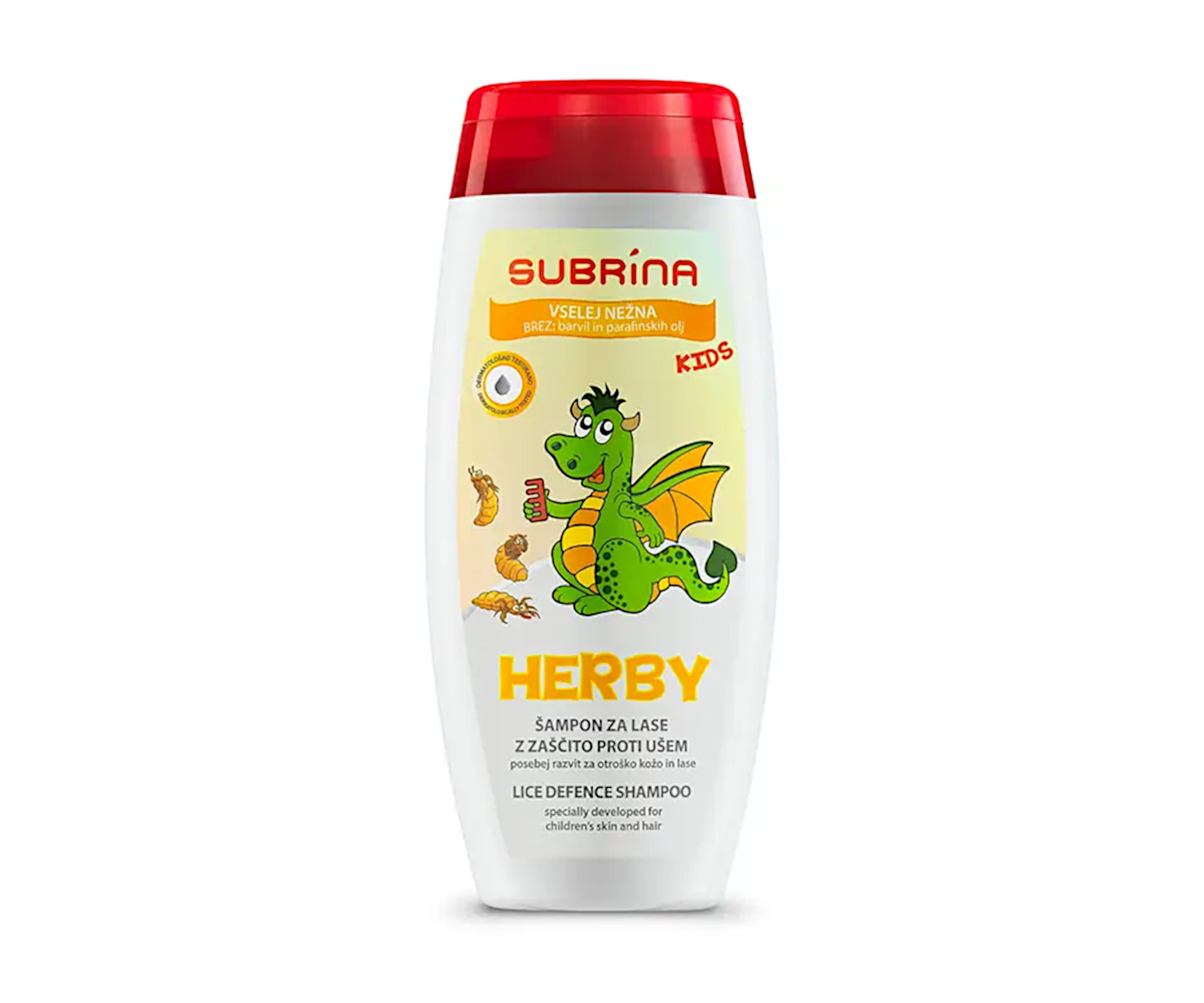 Dětský šampon na ochranu proti vším Subrina Professional Herby - 250 ml (060848) + dárek zdarma