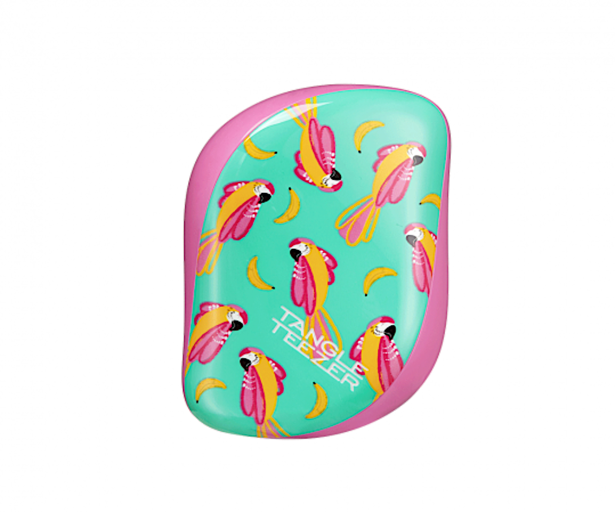Kartáč na rozčesávání vlasů Tangle Teezer Compact Styler Paradise Bird - růžovo-tyrkysový (CS-ZCP-010221) + DÁREK ZDARMA